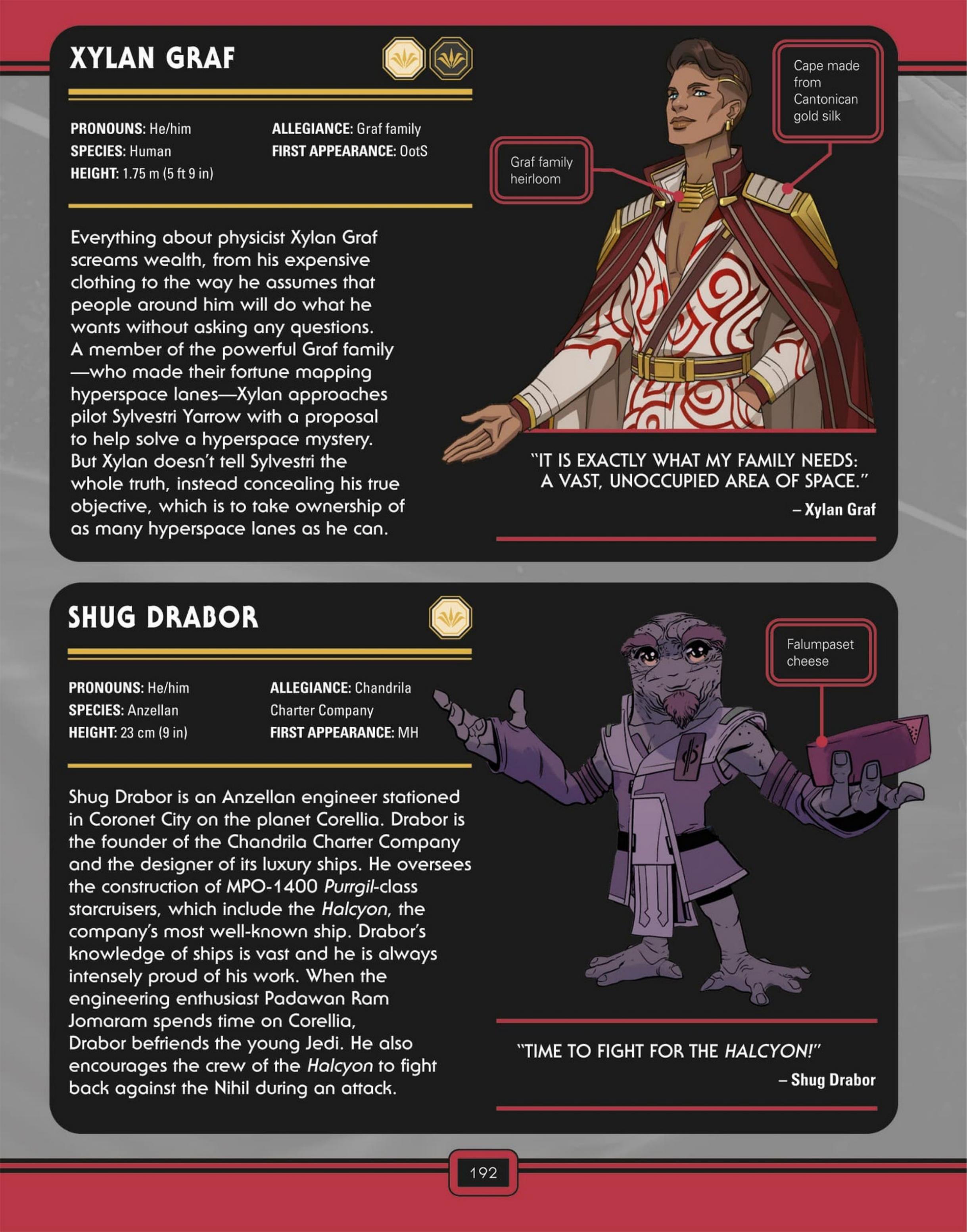 Star Wars: The High Republic Character Encyclopedia (2023) issue 1 - Page 194