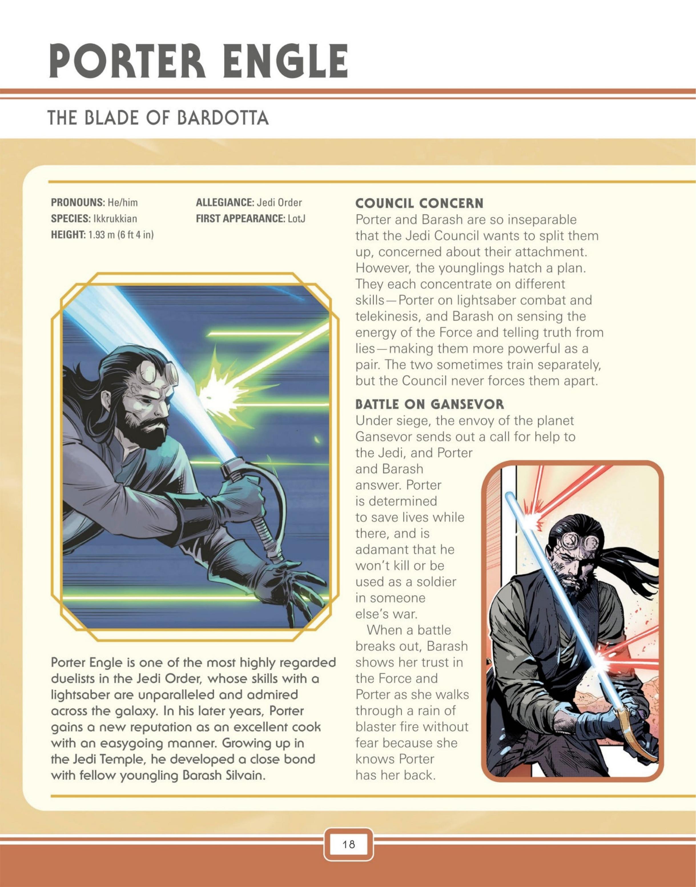 Star Wars: The High Republic Character Encyclopedia (2023) issue 1 - Page 20