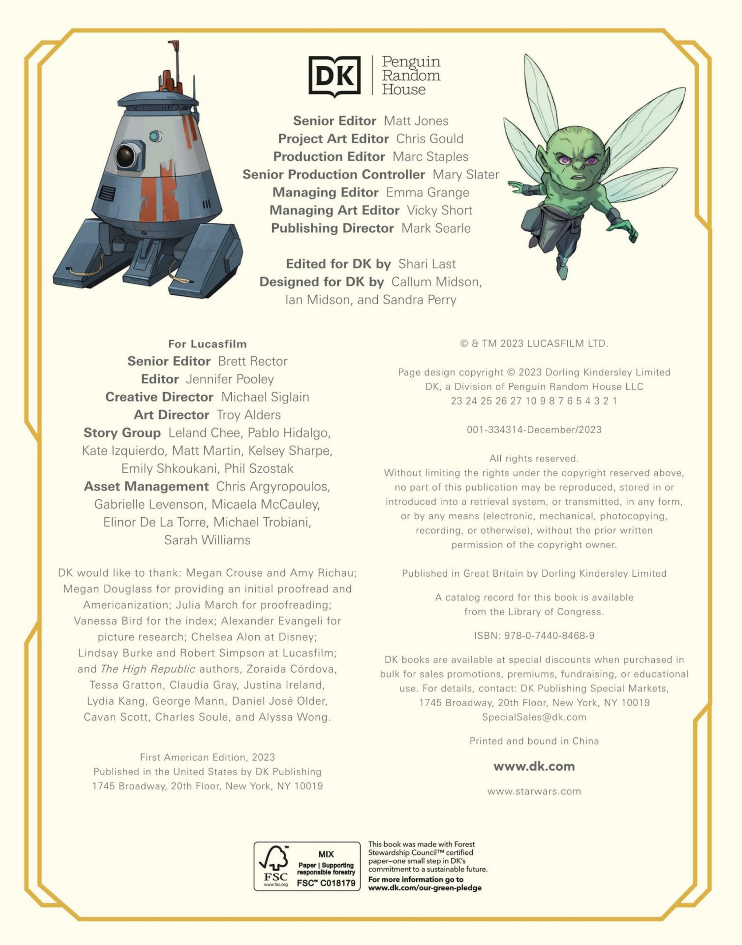 Star Wars: The High Republic Character Encyclopedia (2023) issue 1 - Page 202