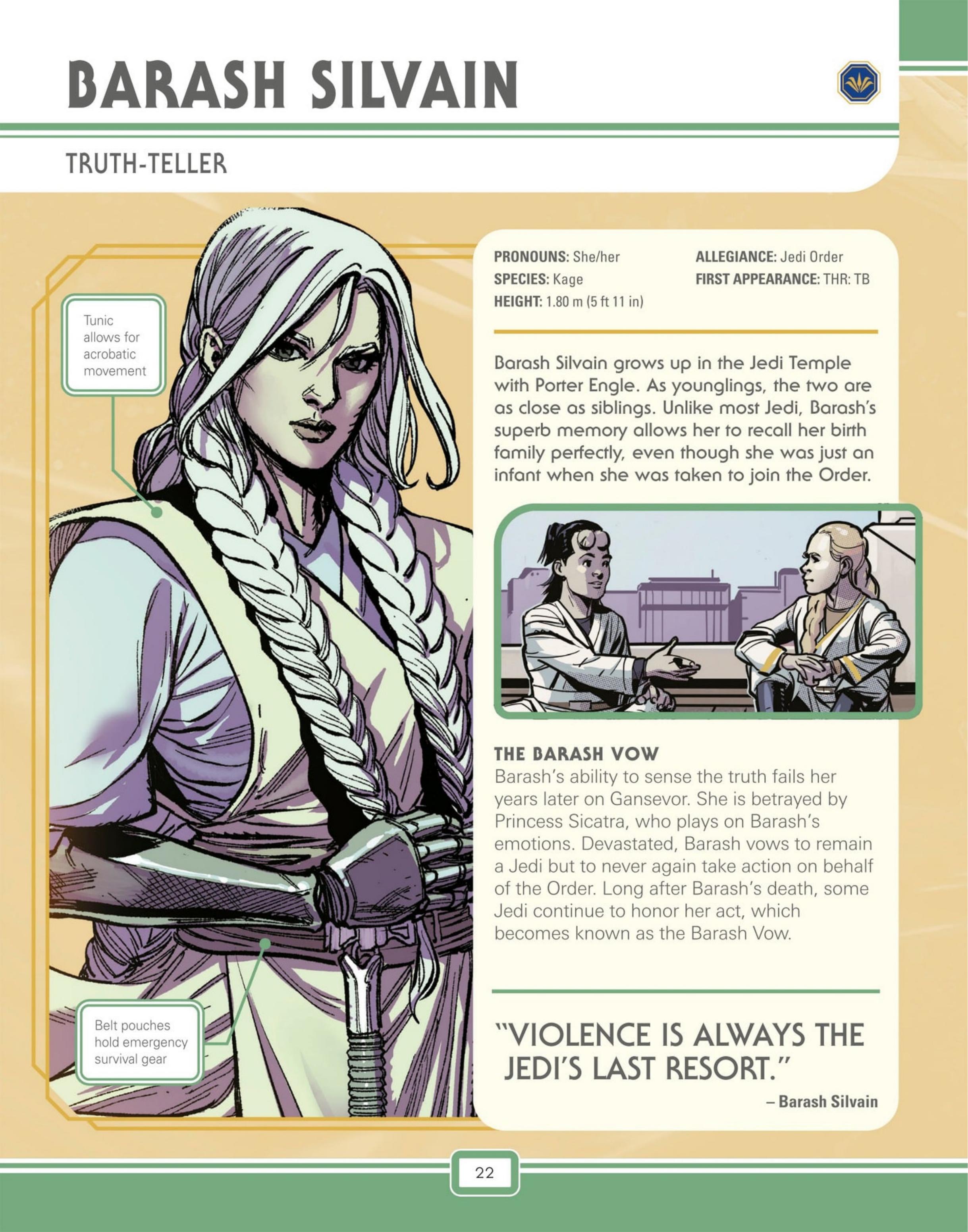 Star Wars: The High Republic Character Encyclopedia (2023) issue 1 - Page 24