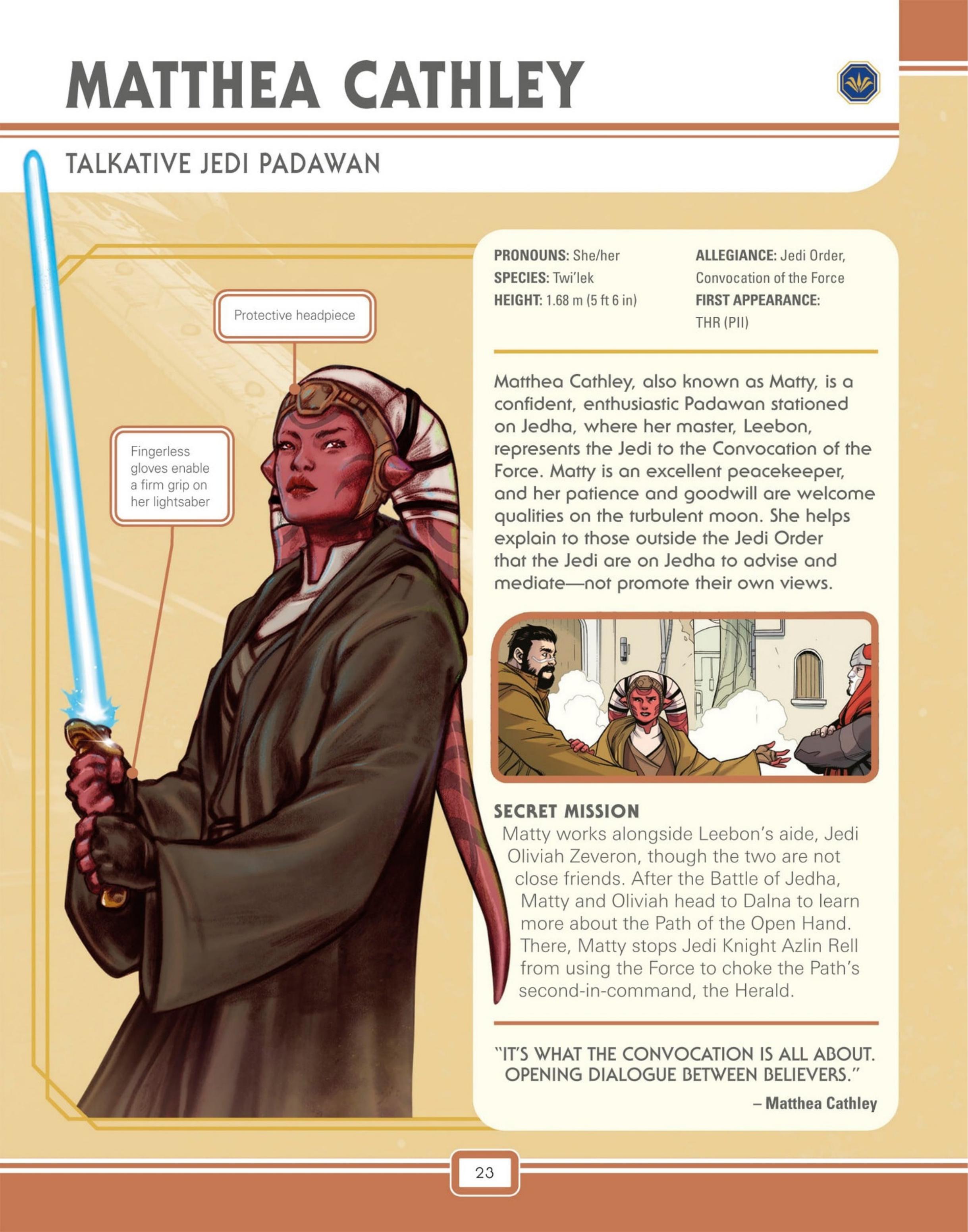 Star Wars: The High Republic Character Encyclopedia (2023) issue 1 - Page 25