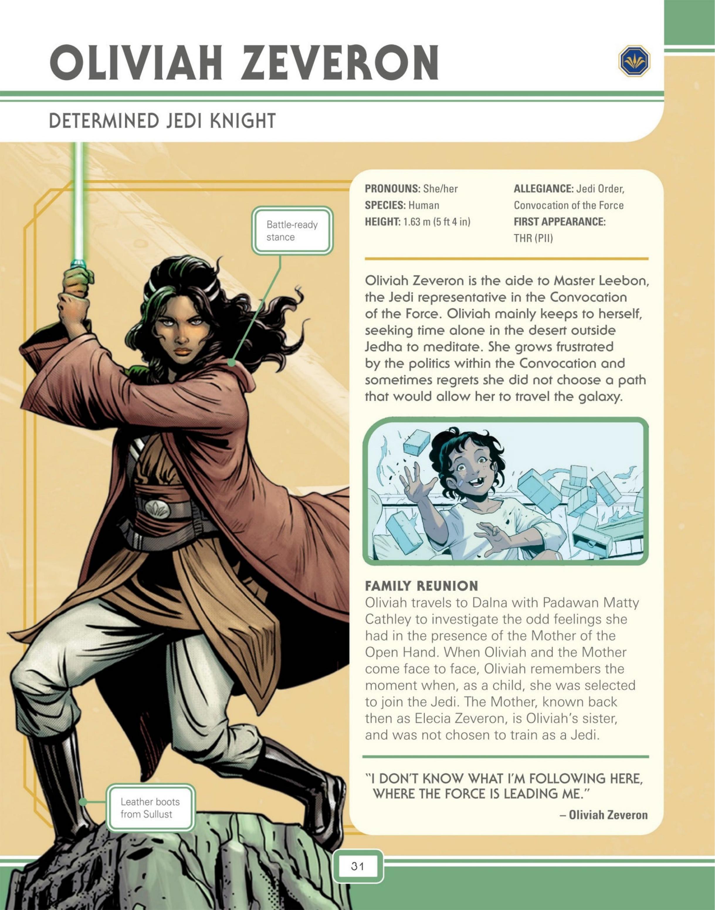 Star Wars: The High Republic Character Encyclopedia (2023) issue 1 - Page 33