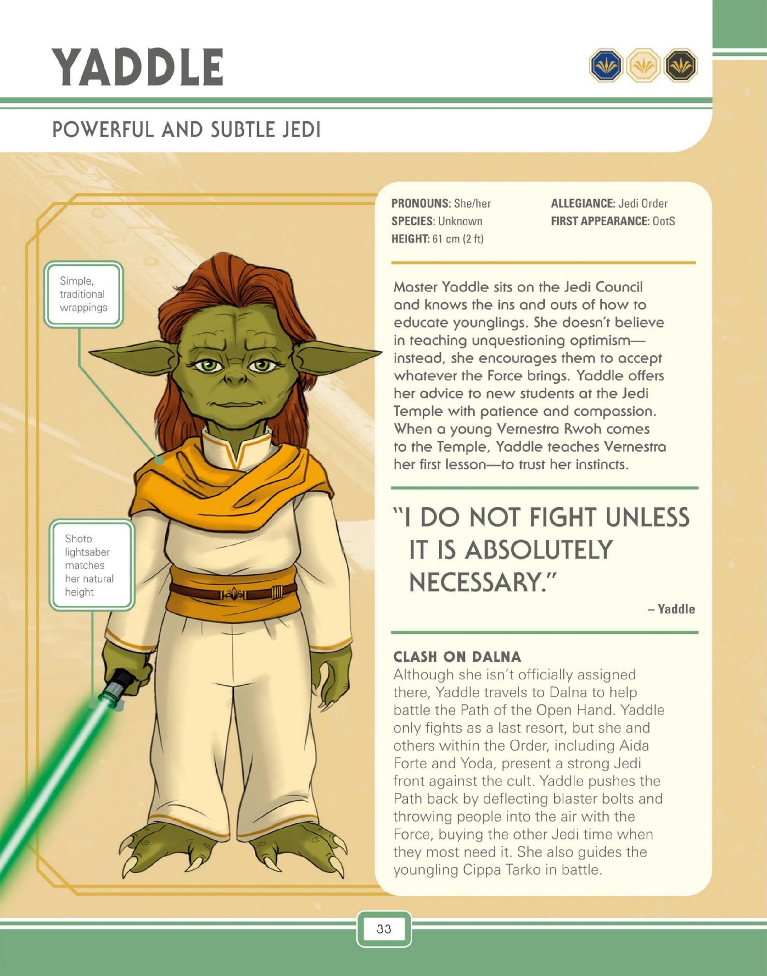 Star Wars: The High Republic Character Encyclopedia (2023) issue 1 - Page 35