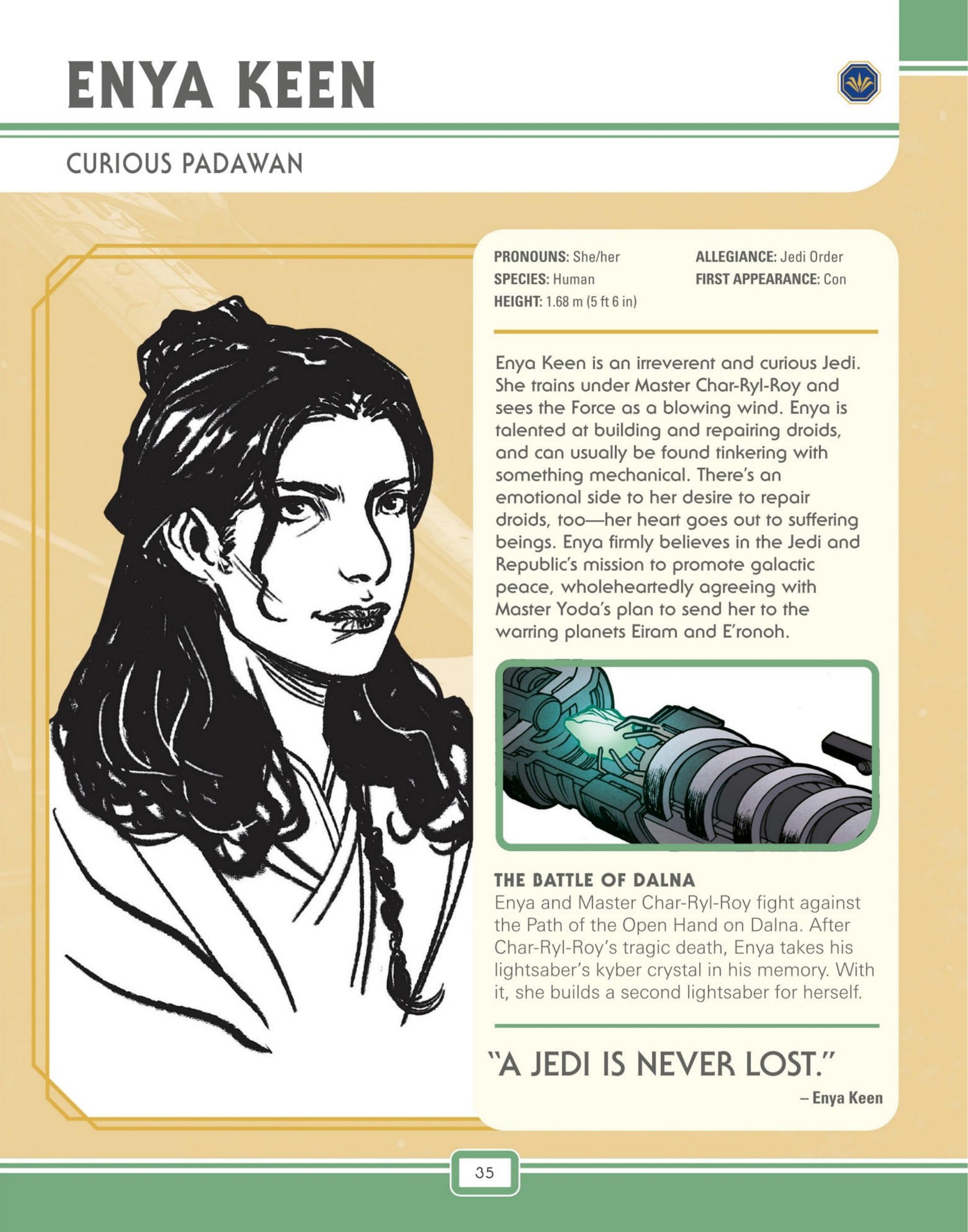 Star Wars: The High Republic Character Encyclopedia (2023) issue 1 - Page 37