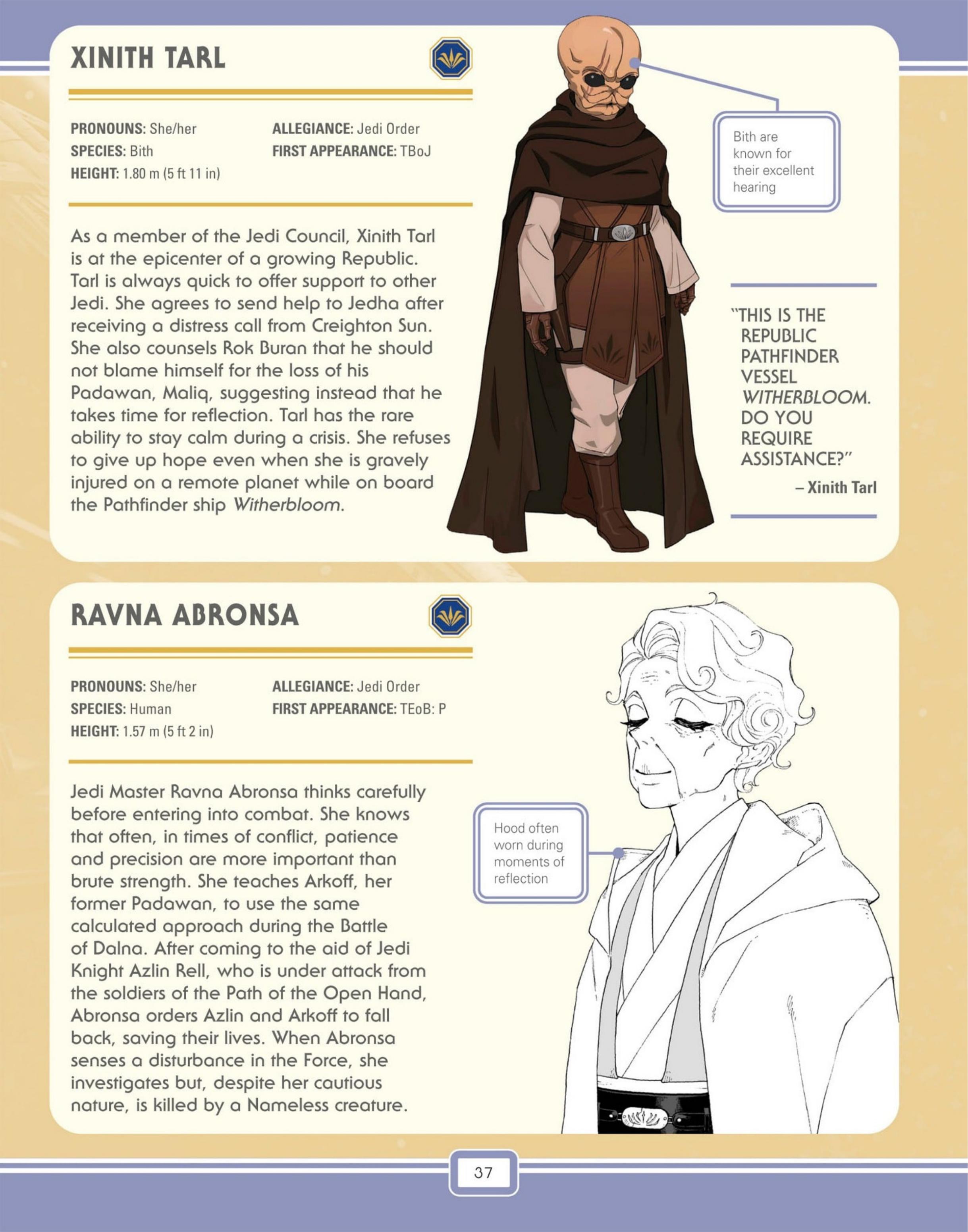 Star Wars: The High Republic Character Encyclopedia (2023) issue 1 - Page 39