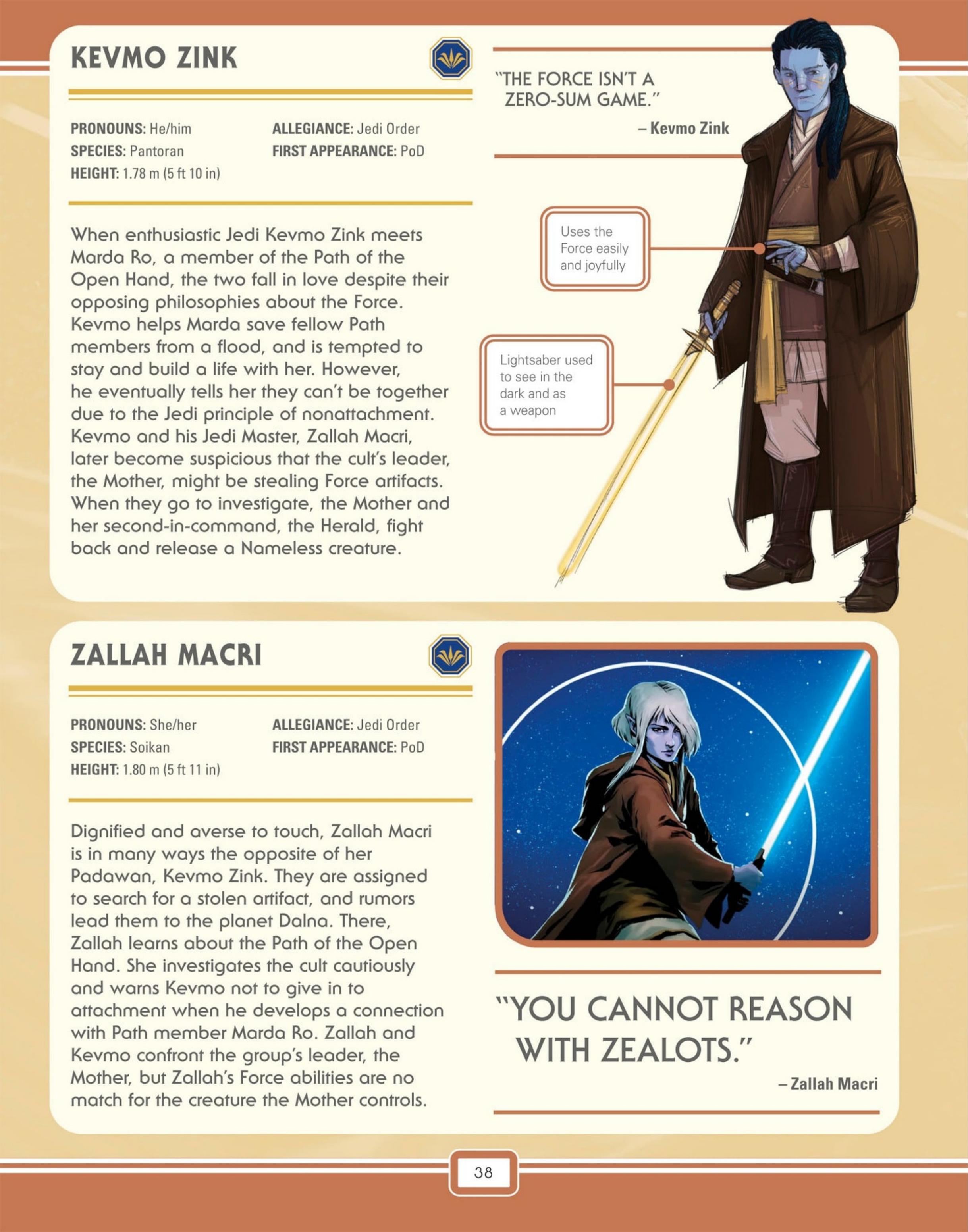 Star Wars: The High Republic Character Encyclopedia (2023) issue 1 - Page 40