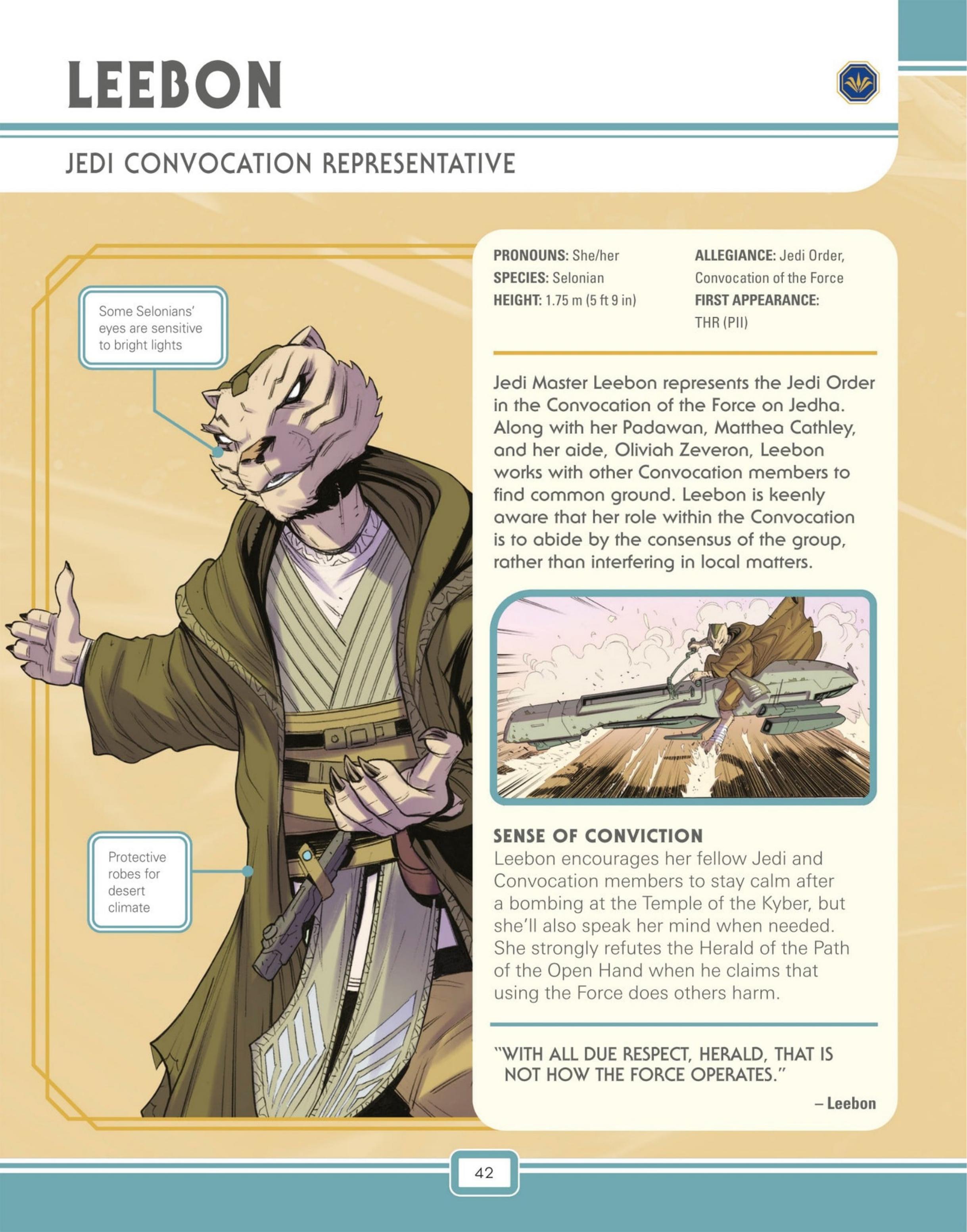 Star Wars: The High Republic Character Encyclopedia (2023) issue 1 - Page 44