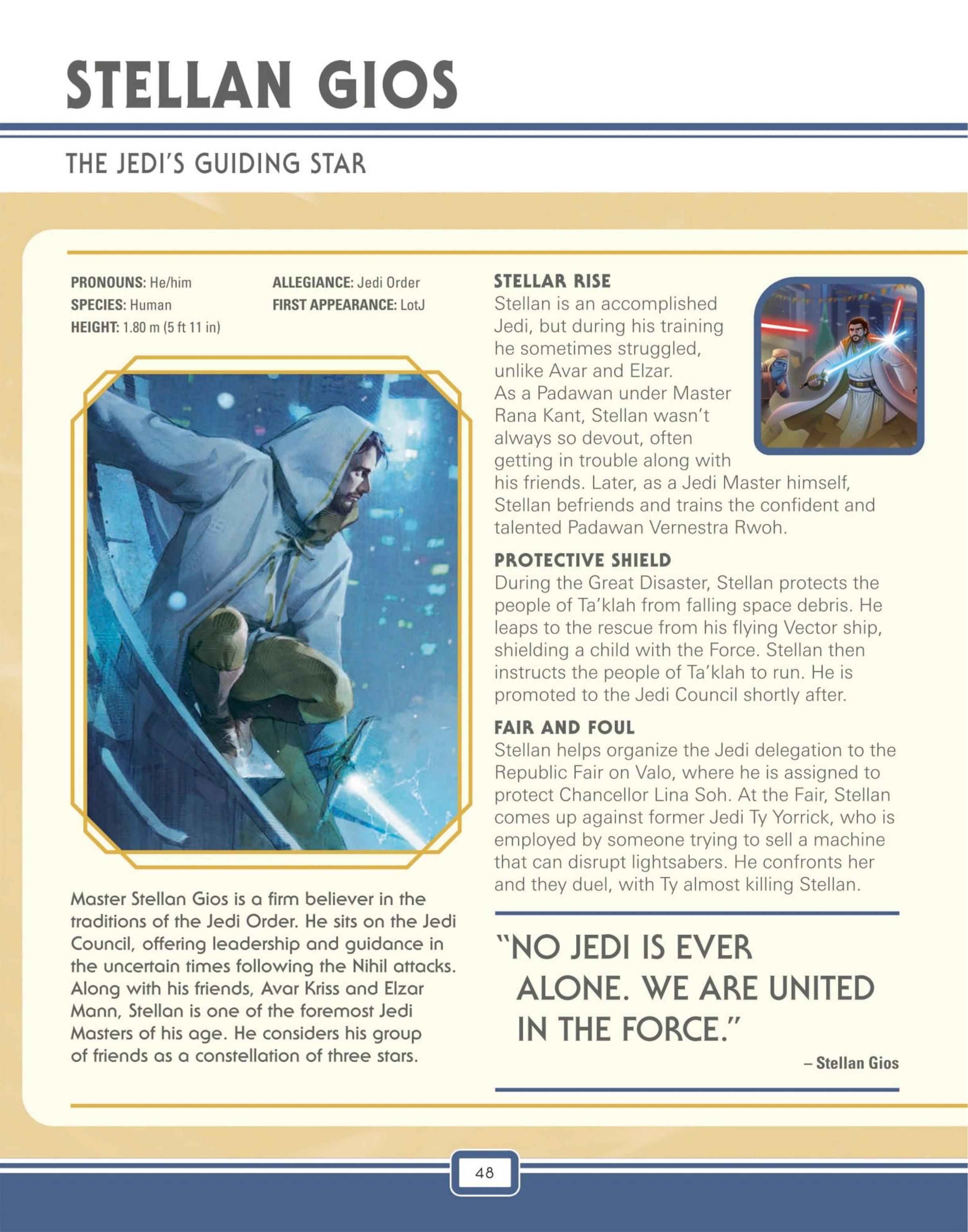 Star Wars: The High Republic Character Encyclopedia (2023) issue 1 - Page 50