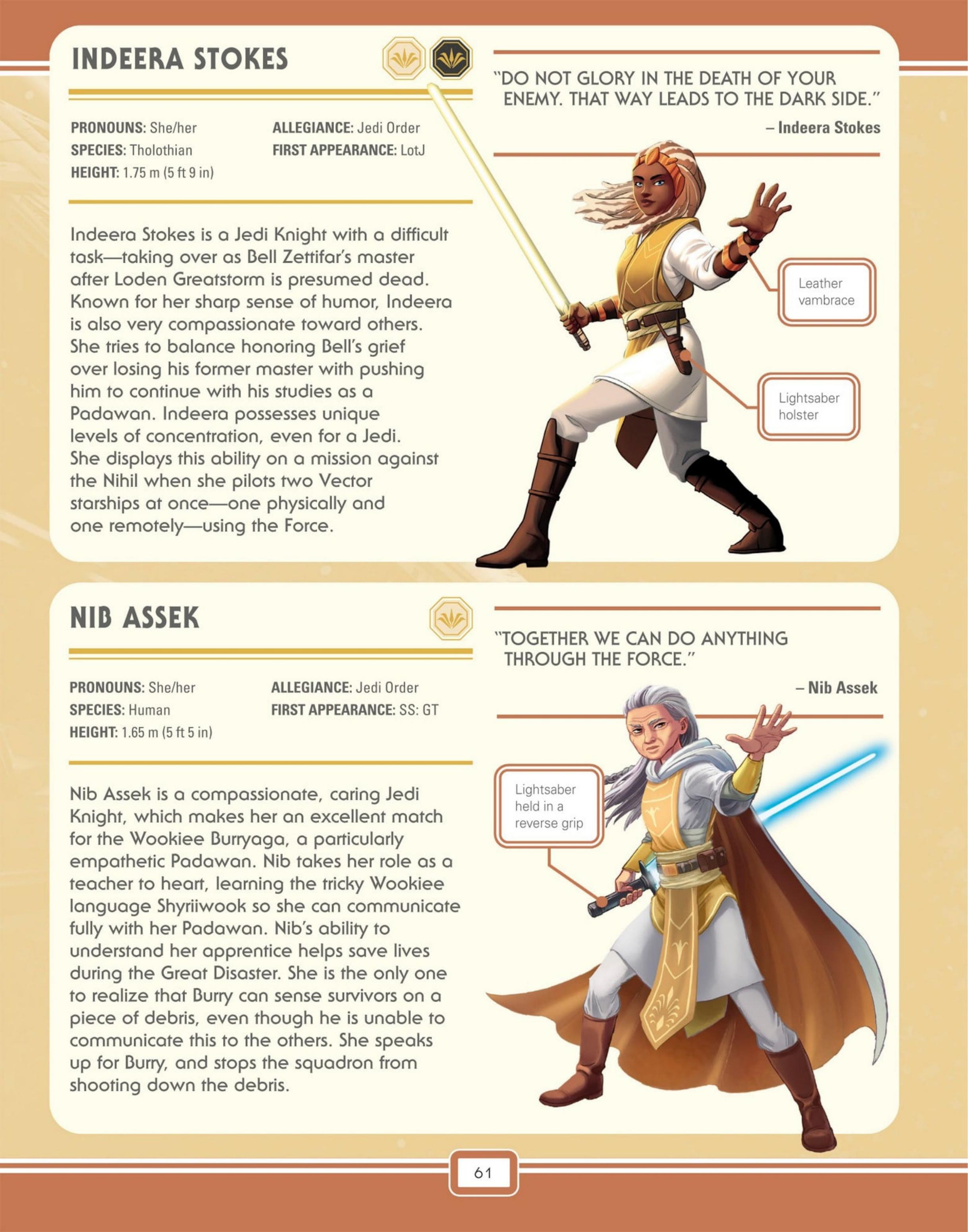 Star Wars: The High Republic Character Encyclopedia (2023) issue 1 - Page 63