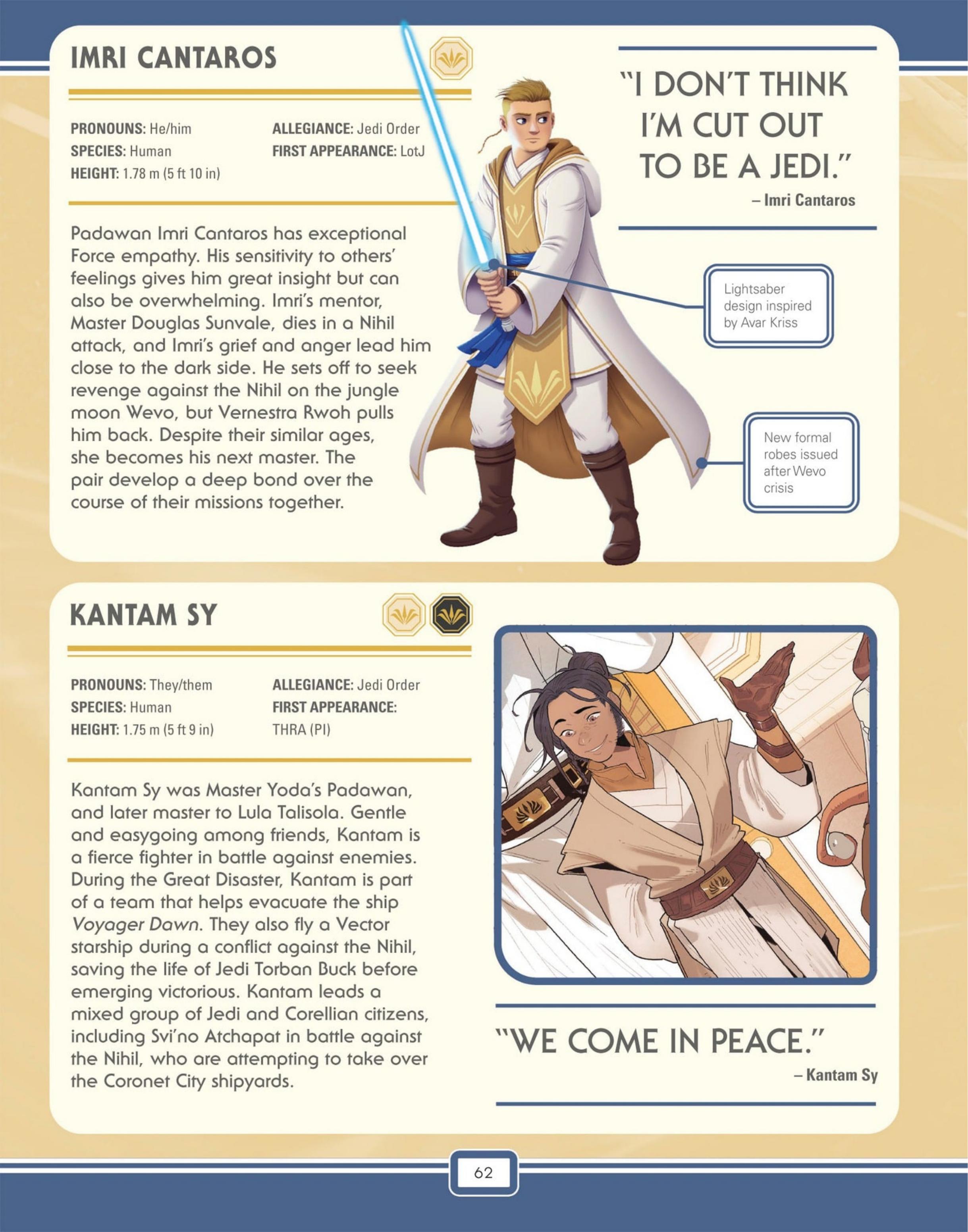 Star Wars: The High Republic Character Encyclopedia (2023) issue 1 - Page 64