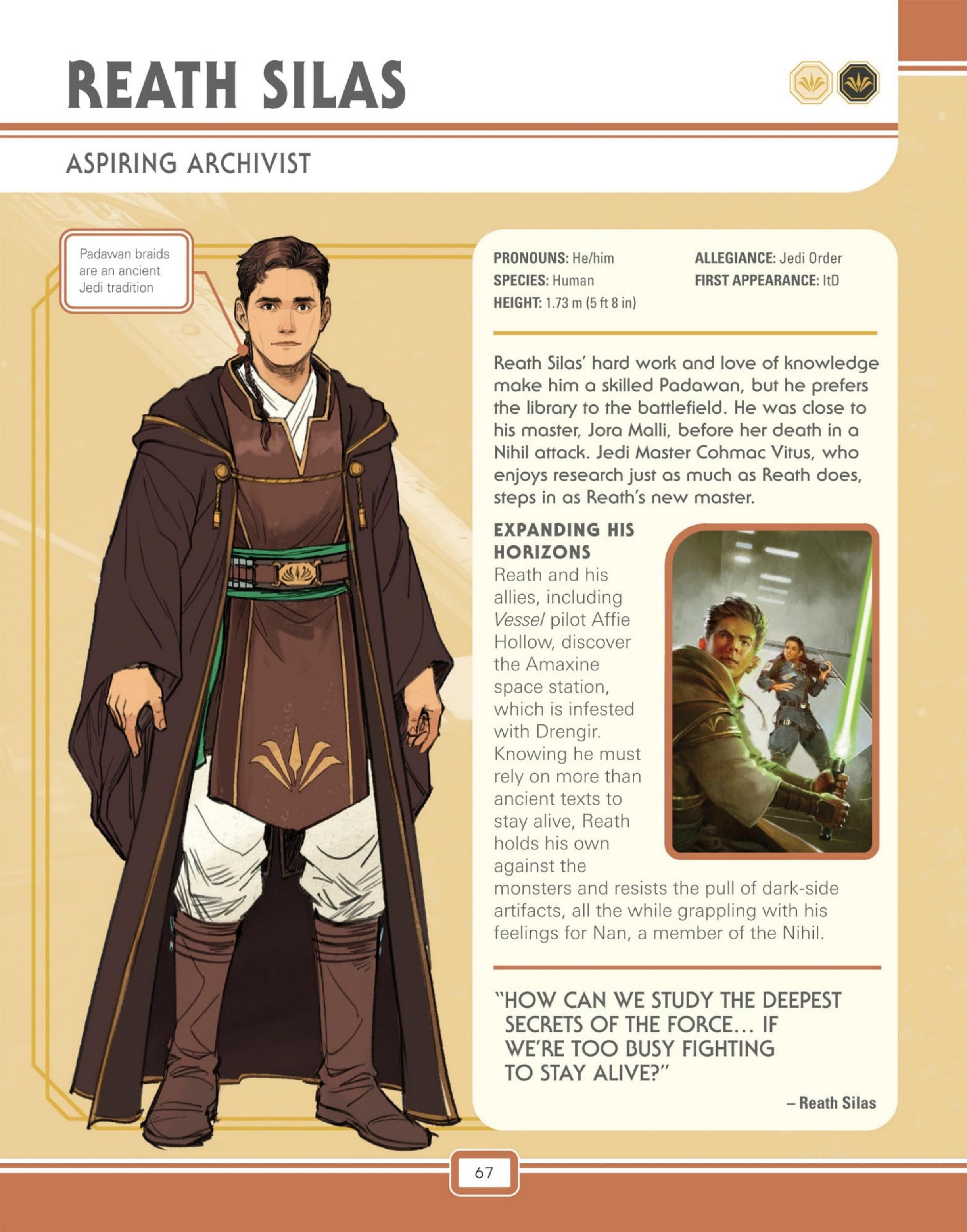 Star Wars: The High Republic Character Encyclopedia (2023) issue 1 - Page 69