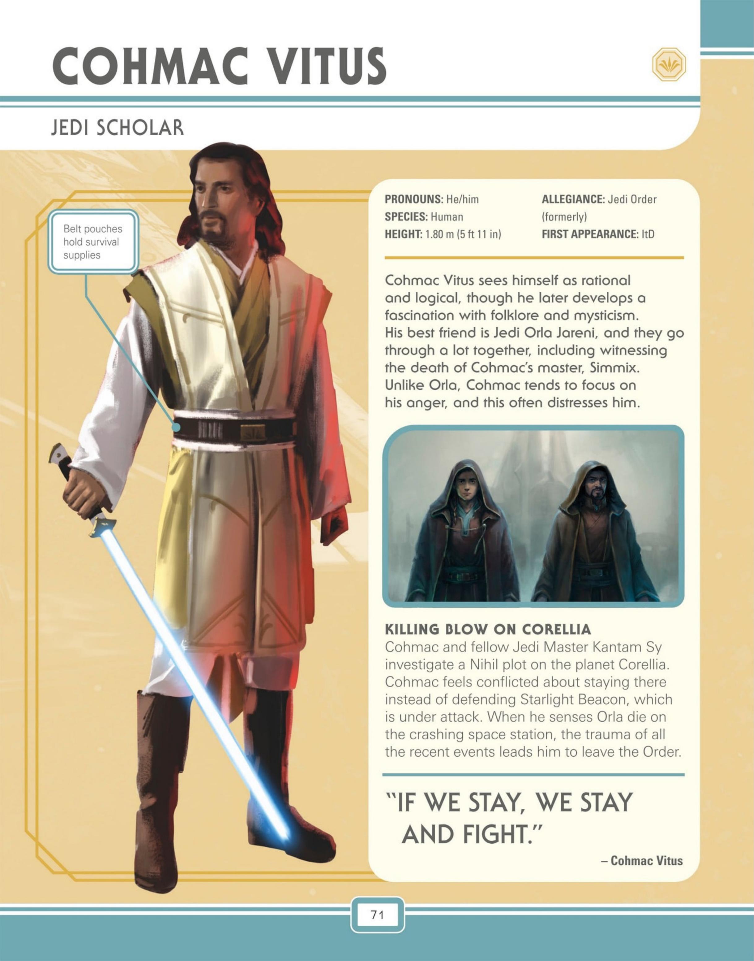 Star Wars: The High Republic Character Encyclopedia (2023) issue 1 - Page 73