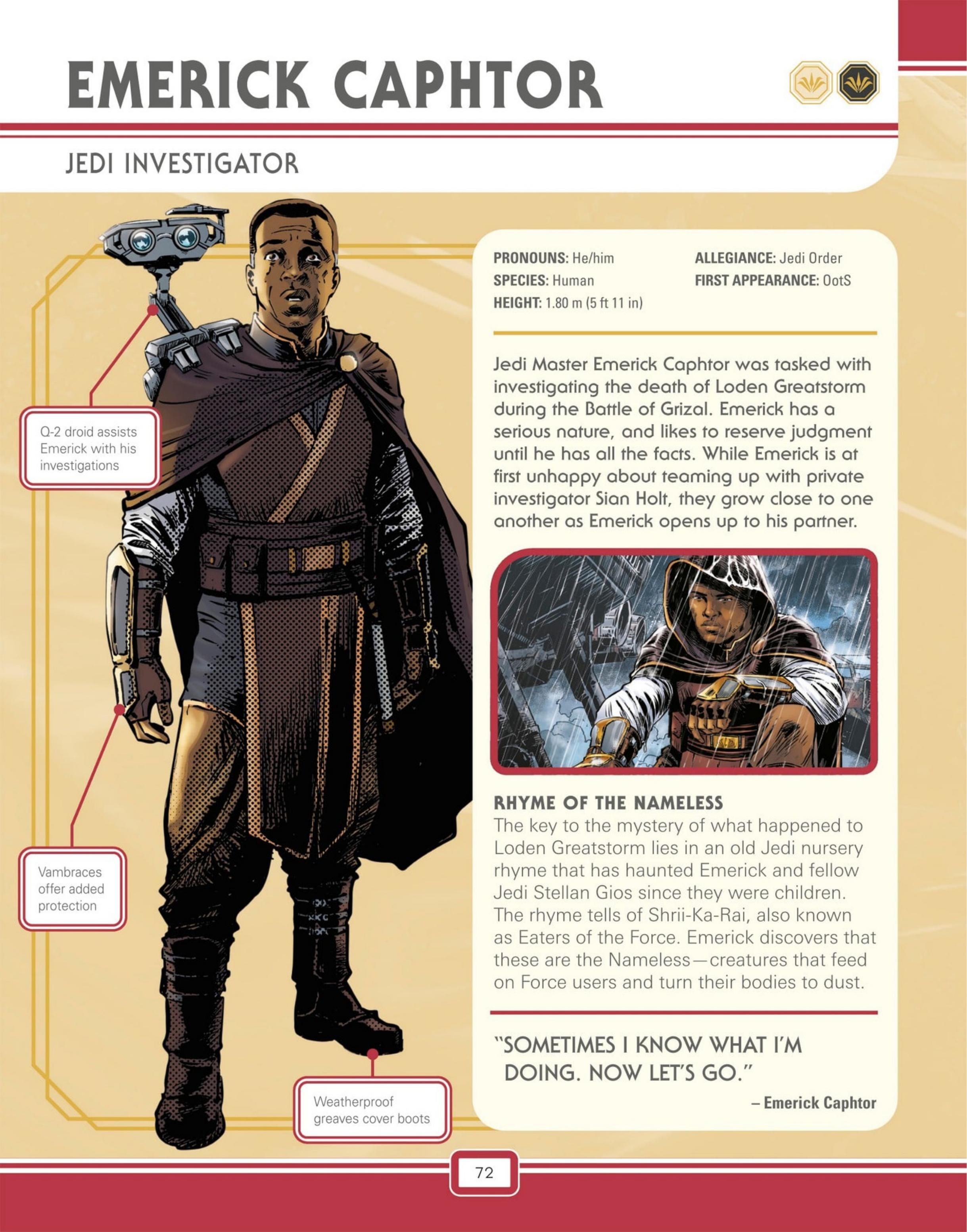 Star Wars: The High Republic Character Encyclopedia (2023) issue 1 - Page 74