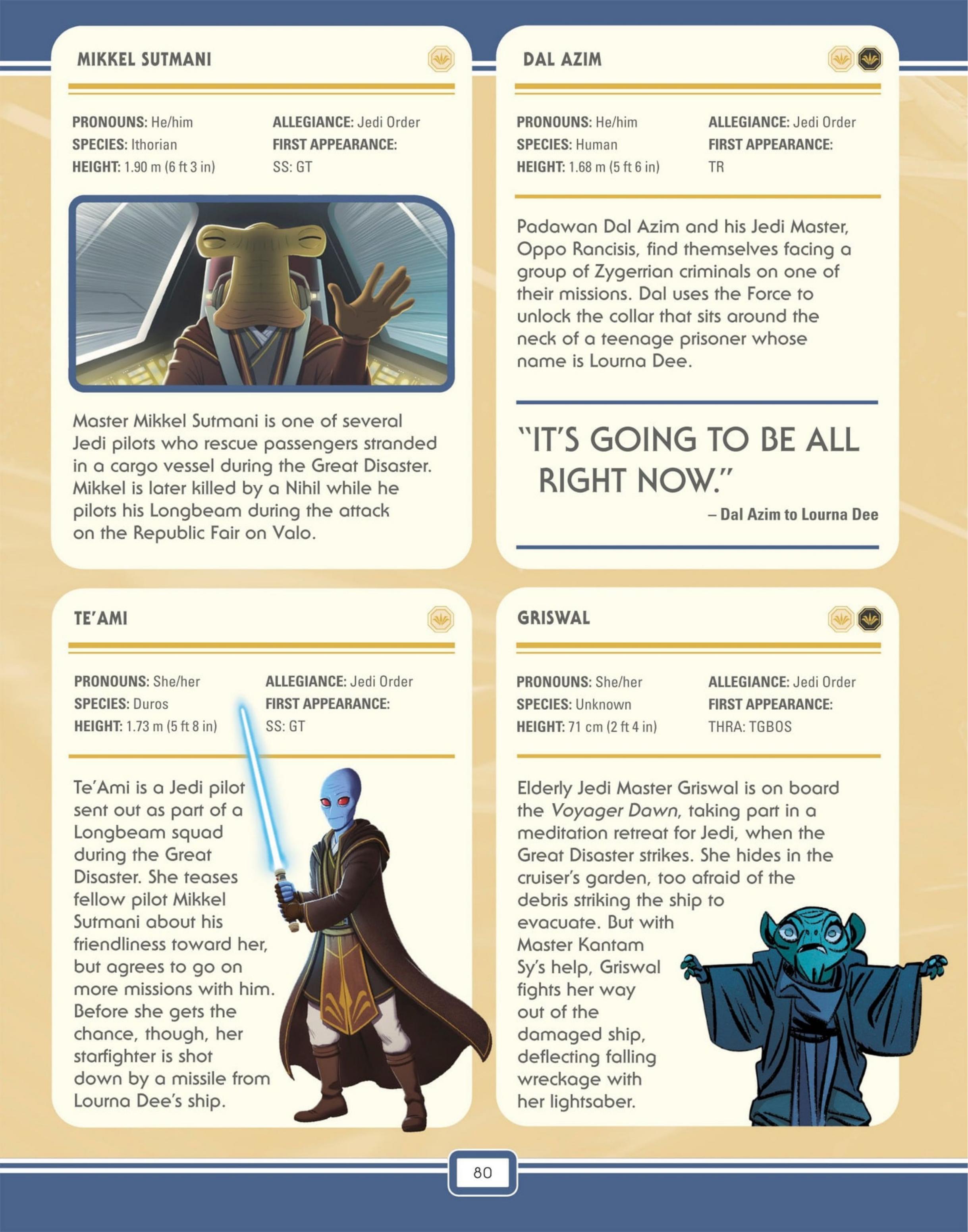 Star Wars: The High Republic Character Encyclopedia (2023) issue 1 - Page 82