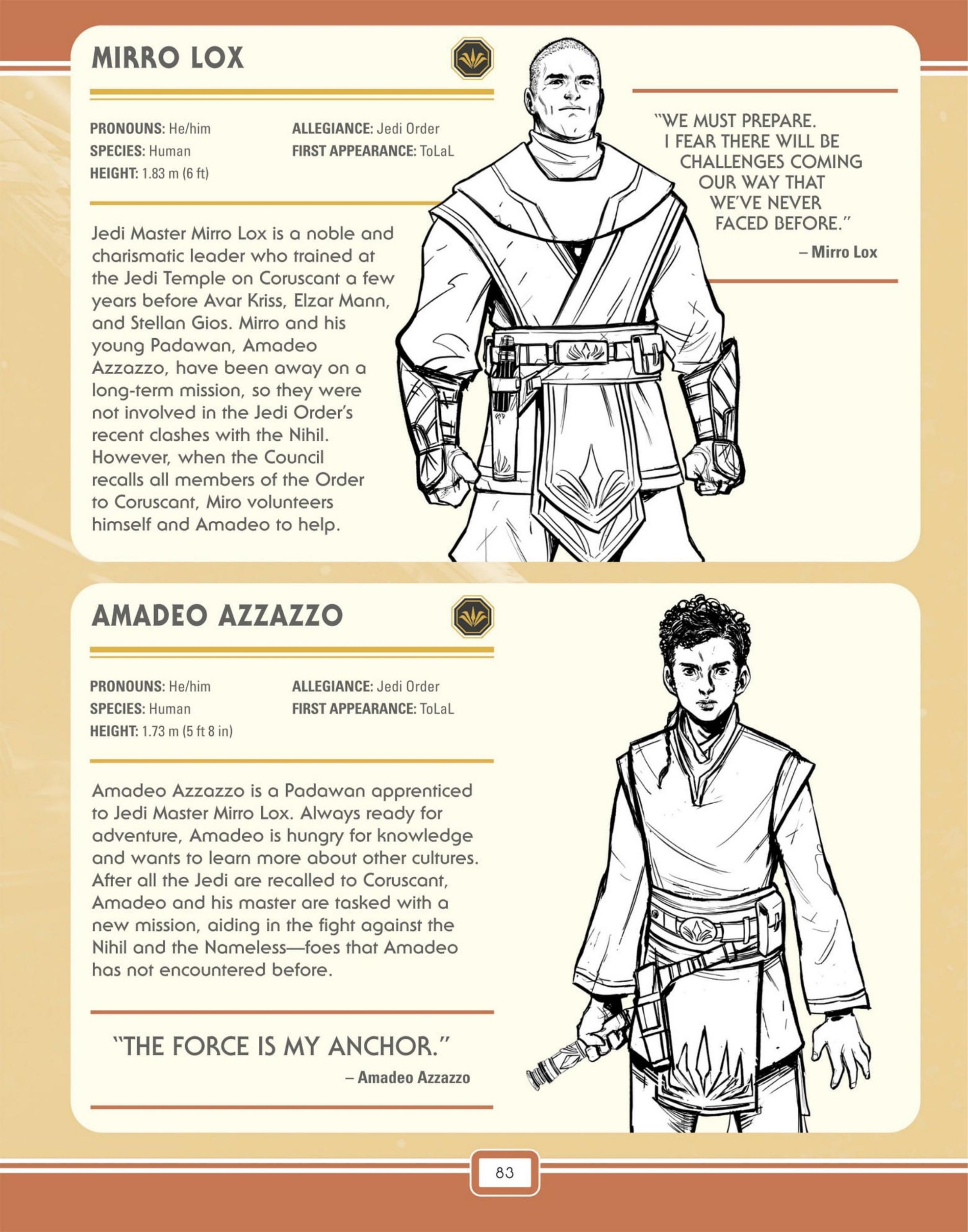 Star Wars: The High Republic Character Encyclopedia (2023) issue 1 - Page 85