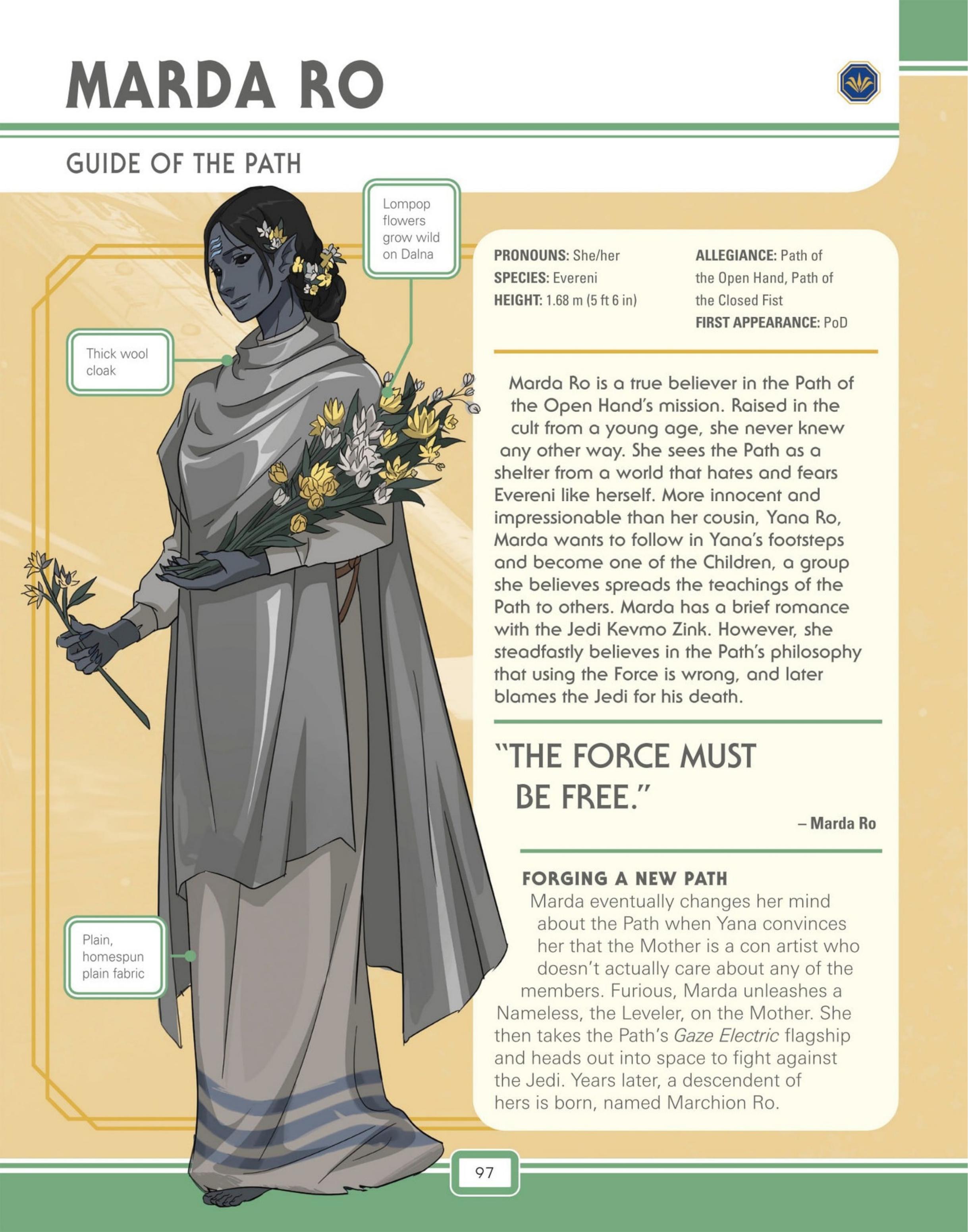 Star Wars: The High Republic Character Encyclopedia (2023) issue 1 - Page 99