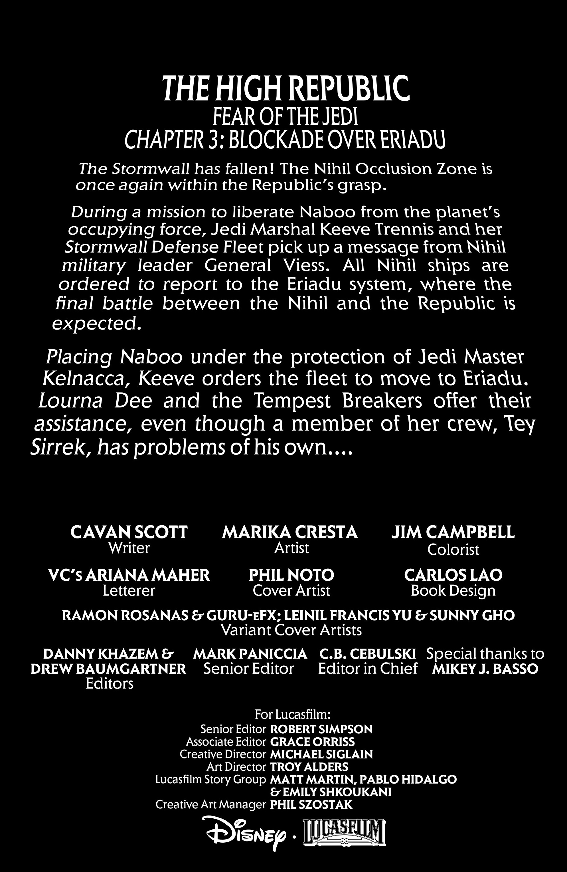 Star Wars: The High Republic - Fear of the Jedi (2025-): Chapter 3 - Page 3