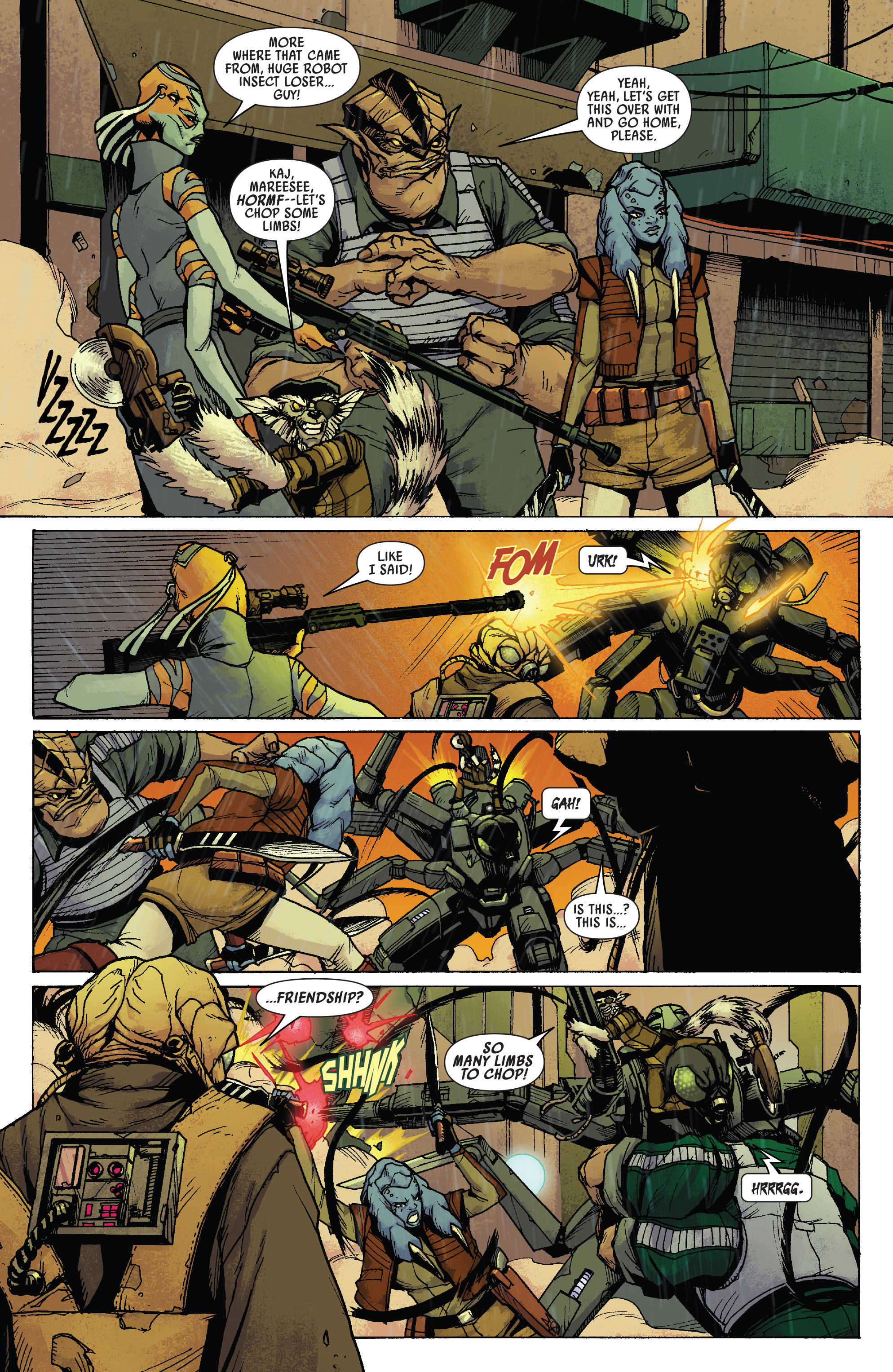 Star Wars: War Of The Bounty Hunters - 4-Lom & Zuckuss (2021): Chapter 1 - Page 22