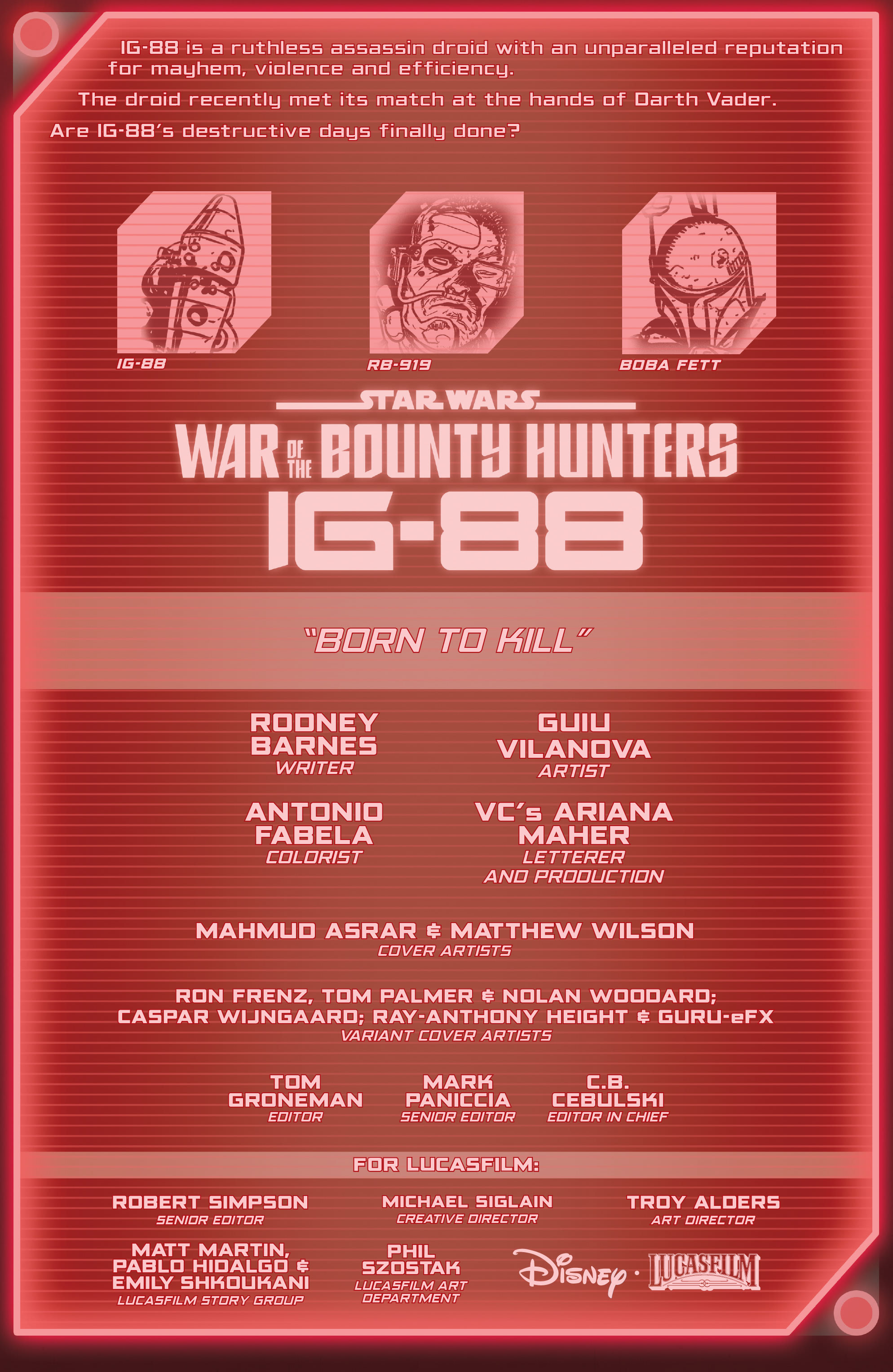 Star Wars: War of the Bounty Hunters - IG-88 (2021): Chapter 1 - Page 2