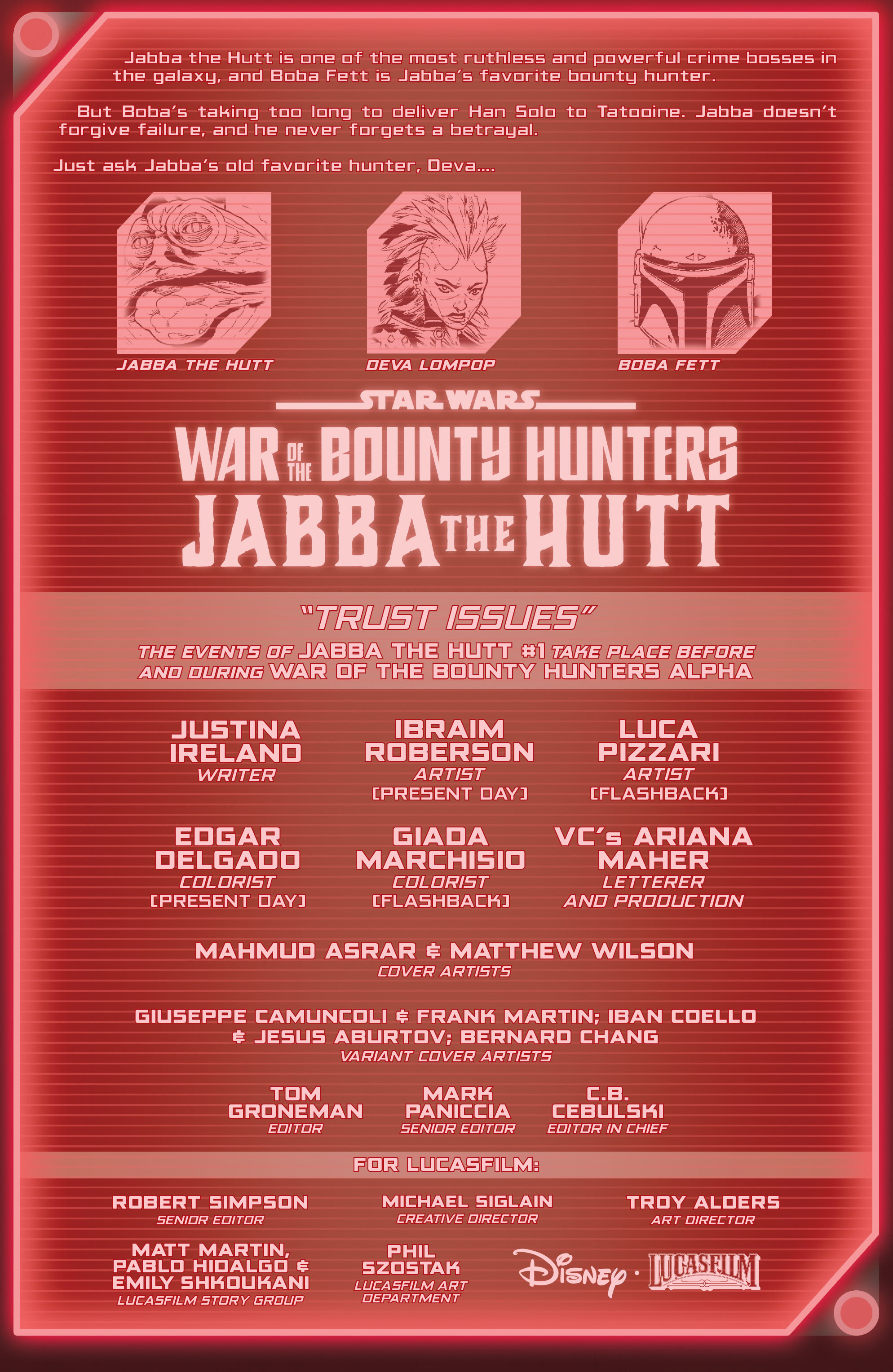 Star Wars: War Of The Bounty Hunters - Jabba The Hutt (2021-): Chapter 1 - Page 2