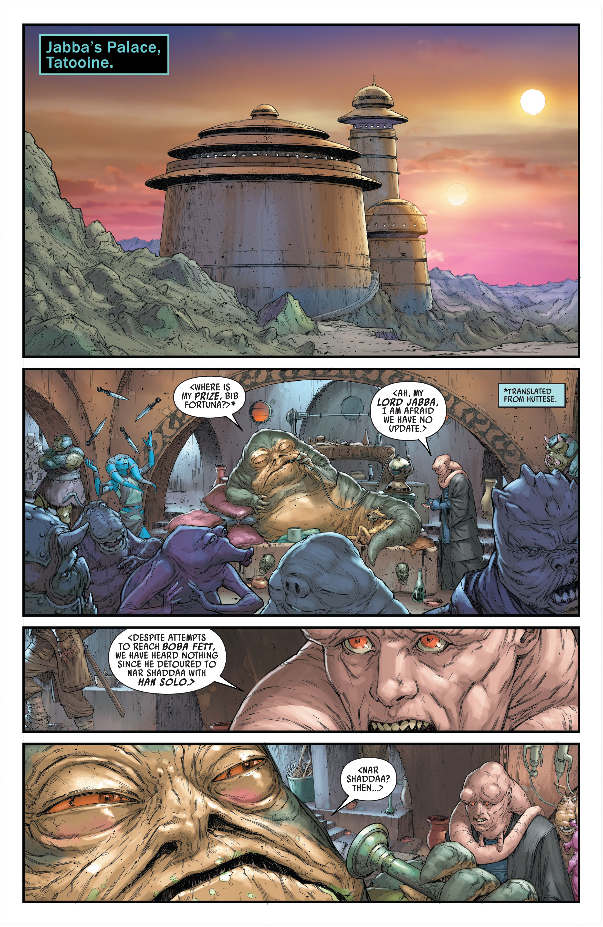 Star Wars: War Of The Bounty Hunters - Jabba The Hutt (2021-): Chapter 1 - Page 3