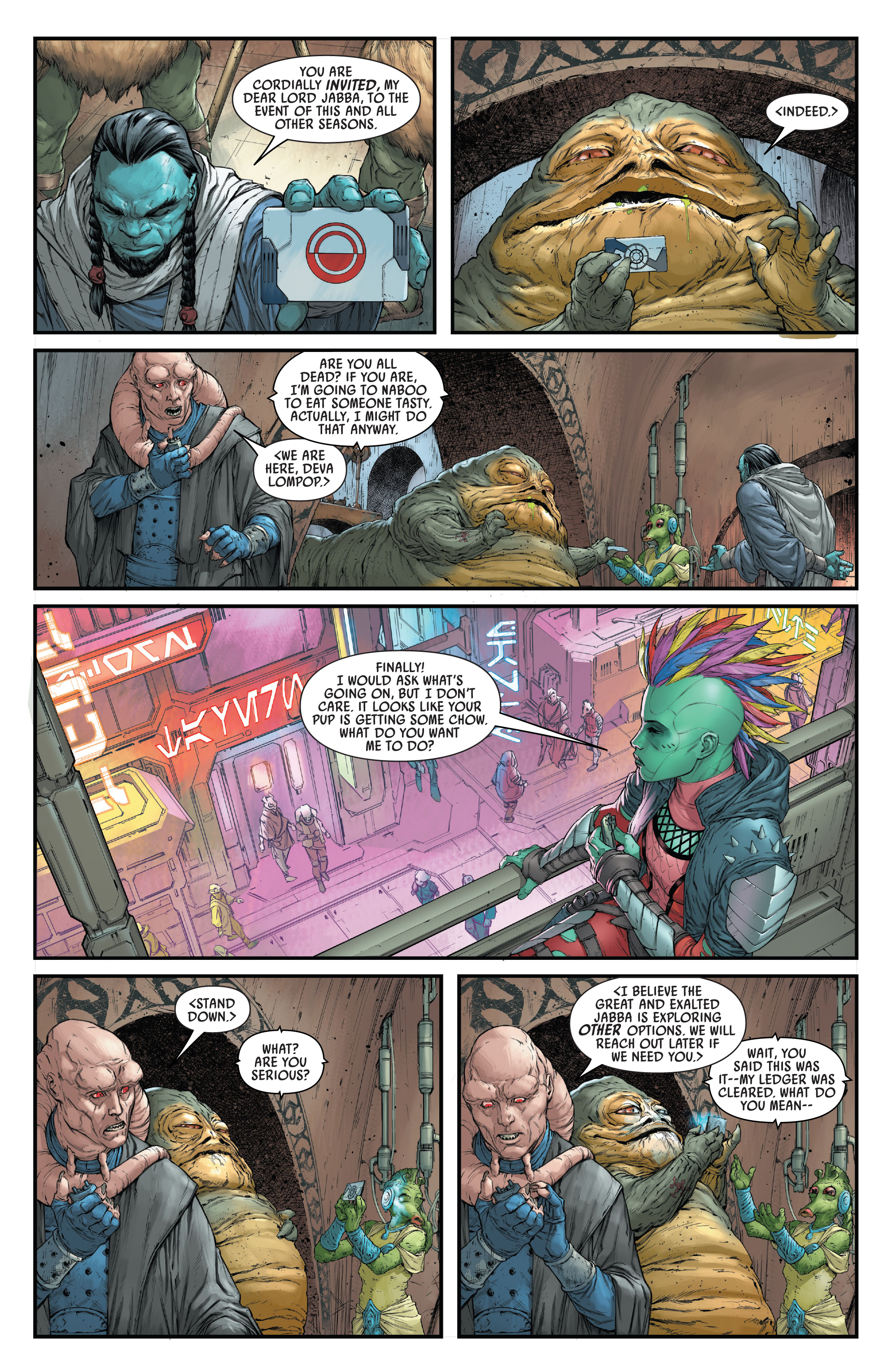 Star Wars: War Of The Bounty Hunters - Jabba The Hutt (2021-) issue 1 - Page 30