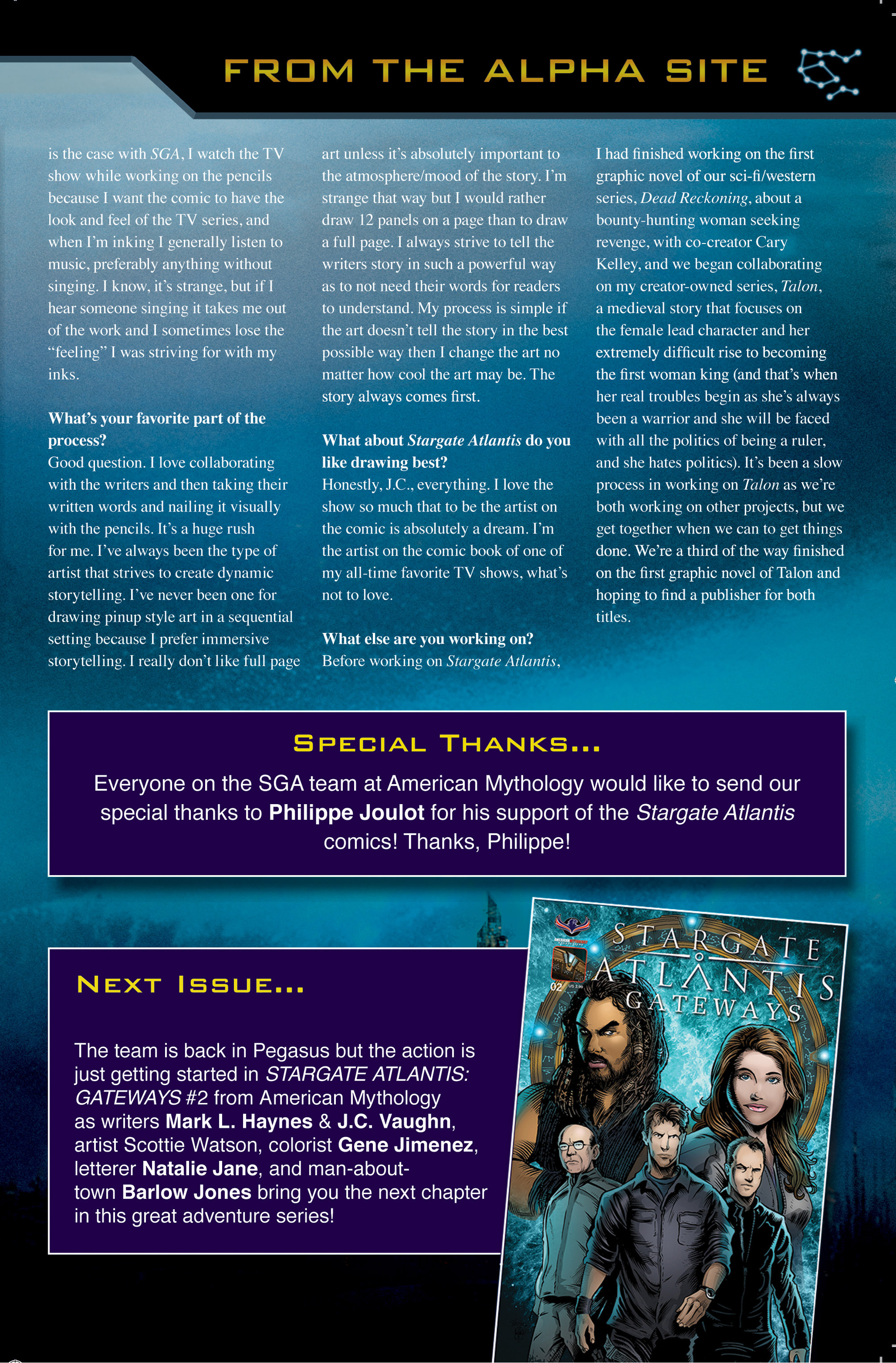 Stargate Atlantis: Gateways (2016-) issue 1 - Page 27