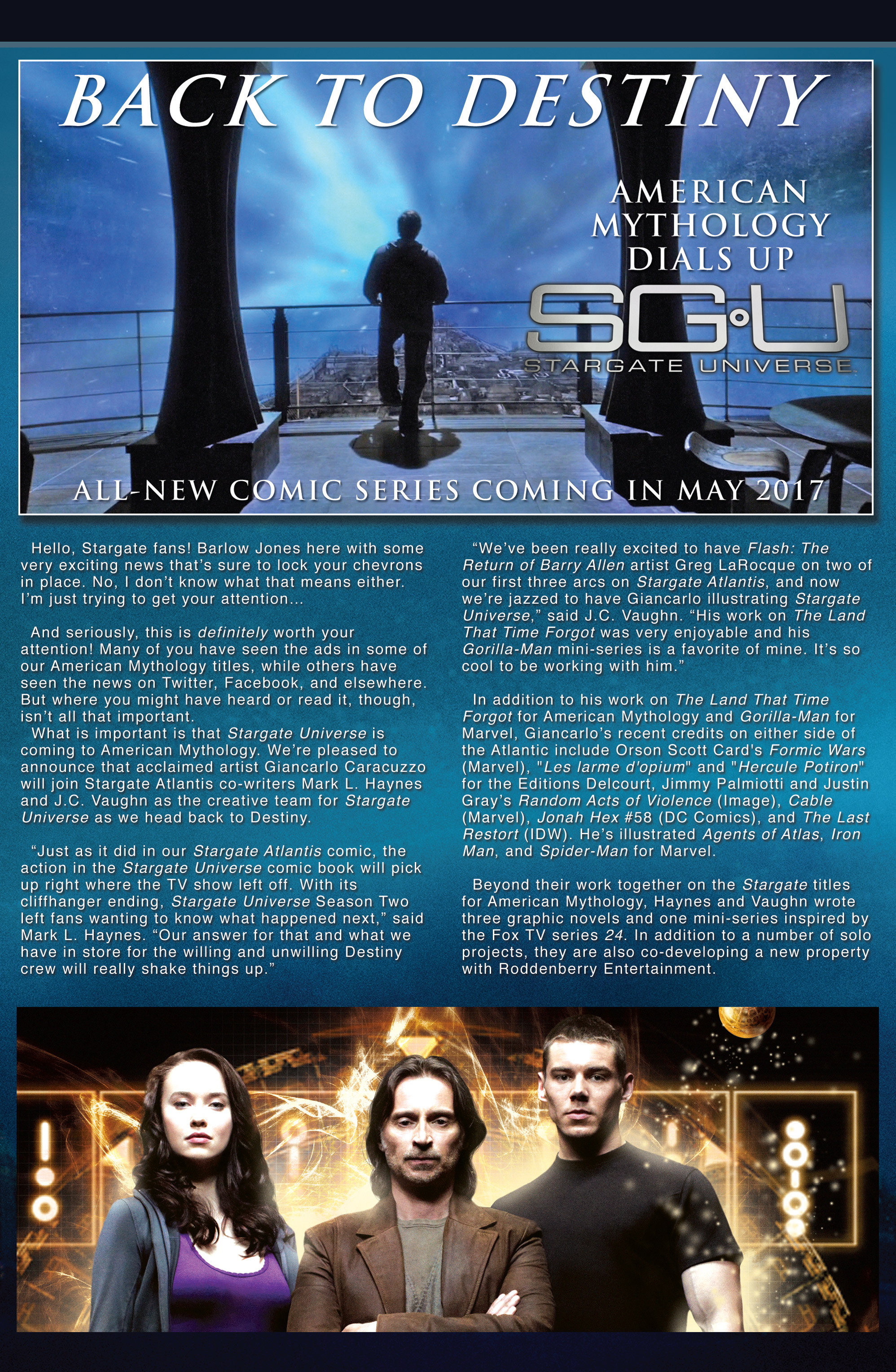 Stargate Atlantis: Gateways (2016-) issue 3 - Page 24