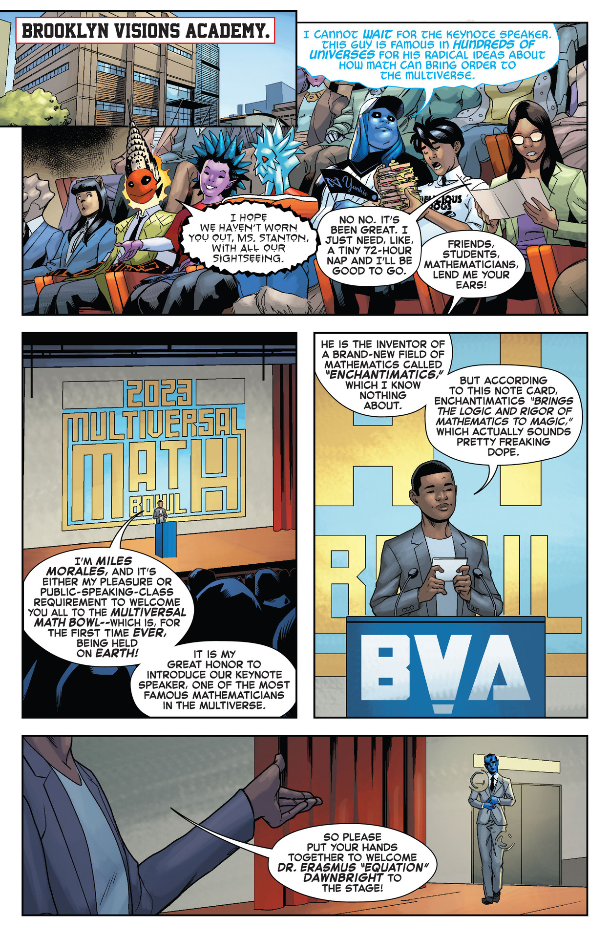 Strange Academy: Miles Morales (2023-) issue 1 - Page 9