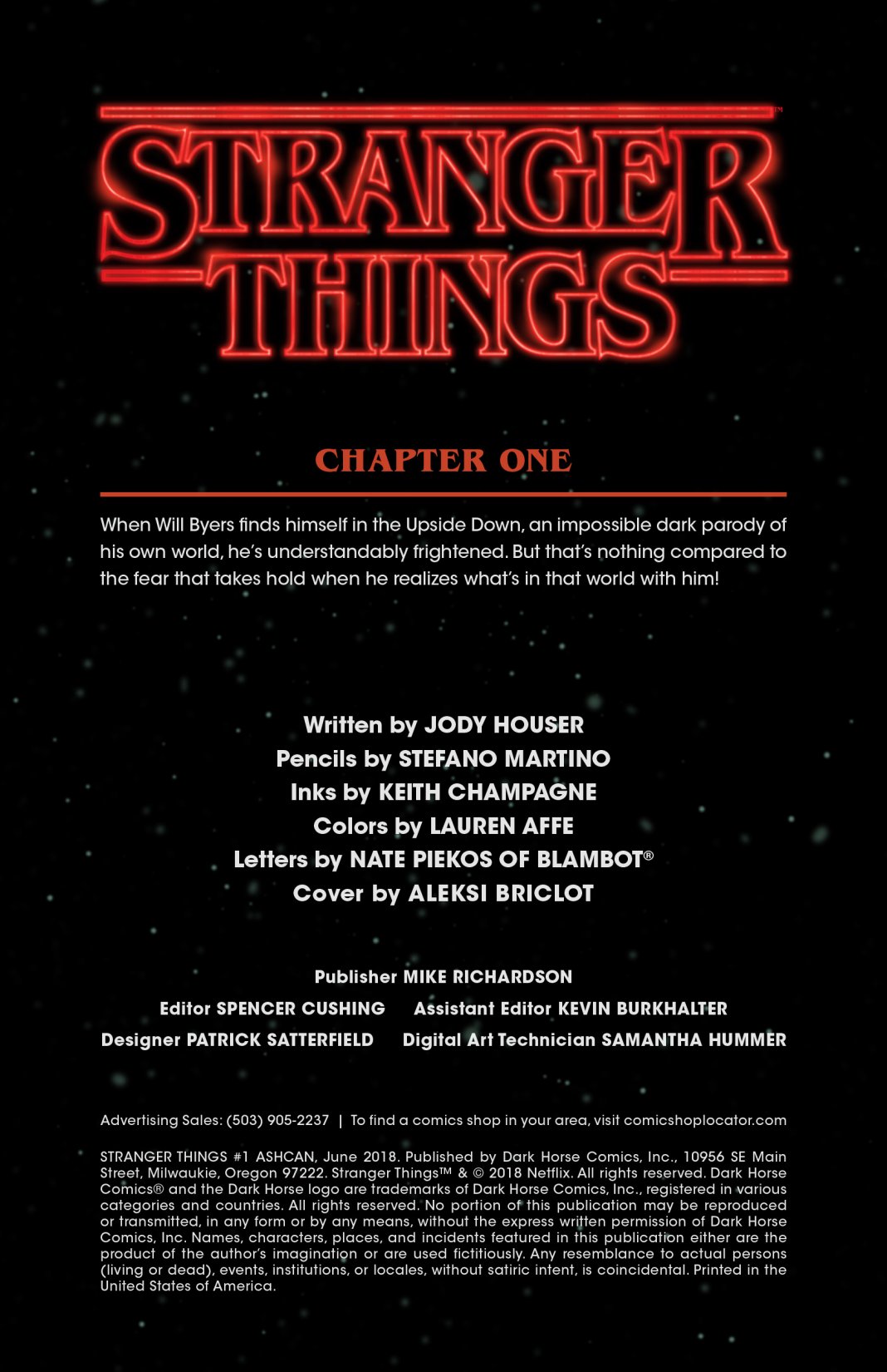 Stranger Things Ashcan (2018): Chapter 1 - Page 2