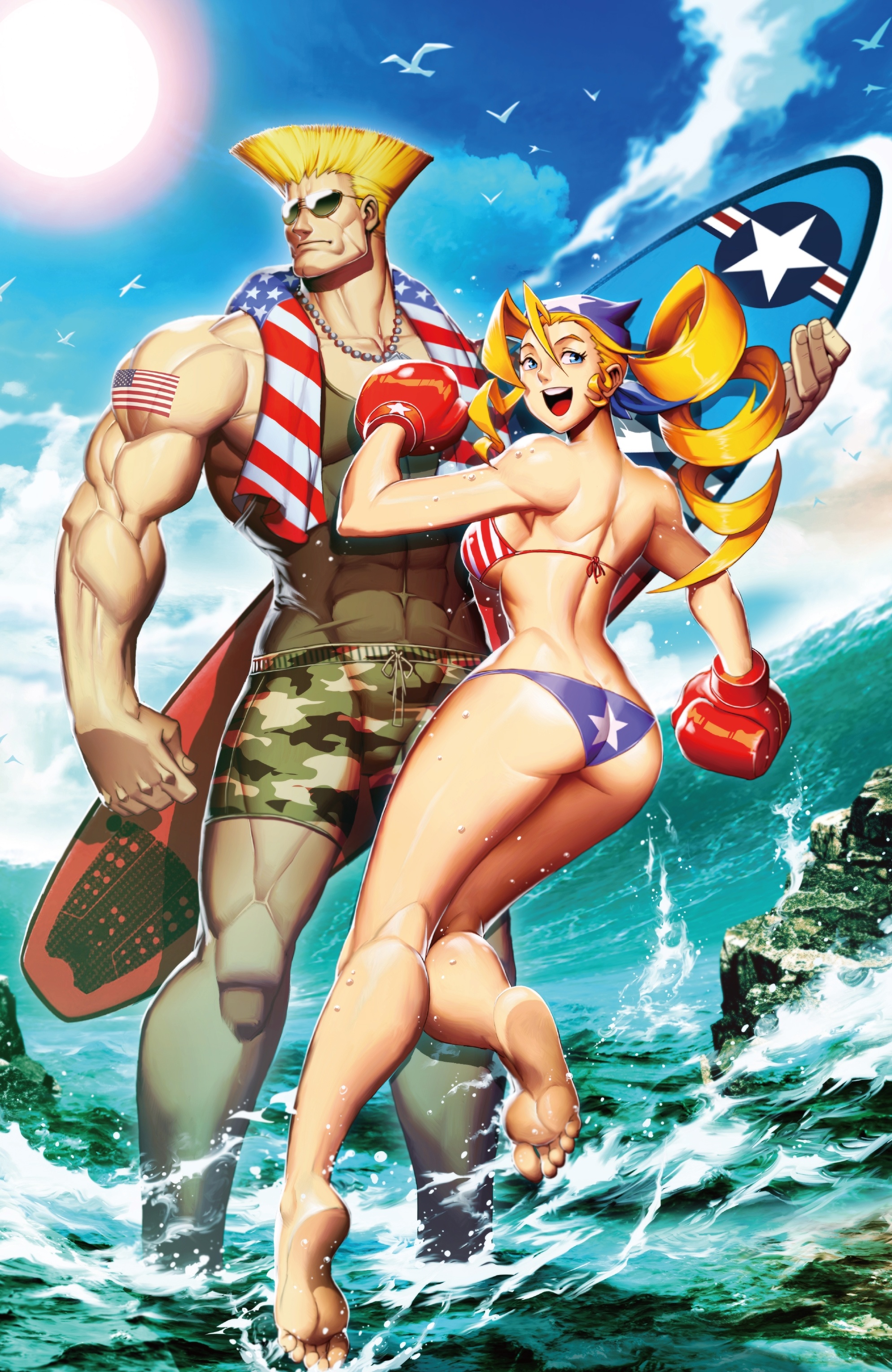 Street Fighter & Friends: Swimsuit Special 2017: Chapter 1 - Page 14.