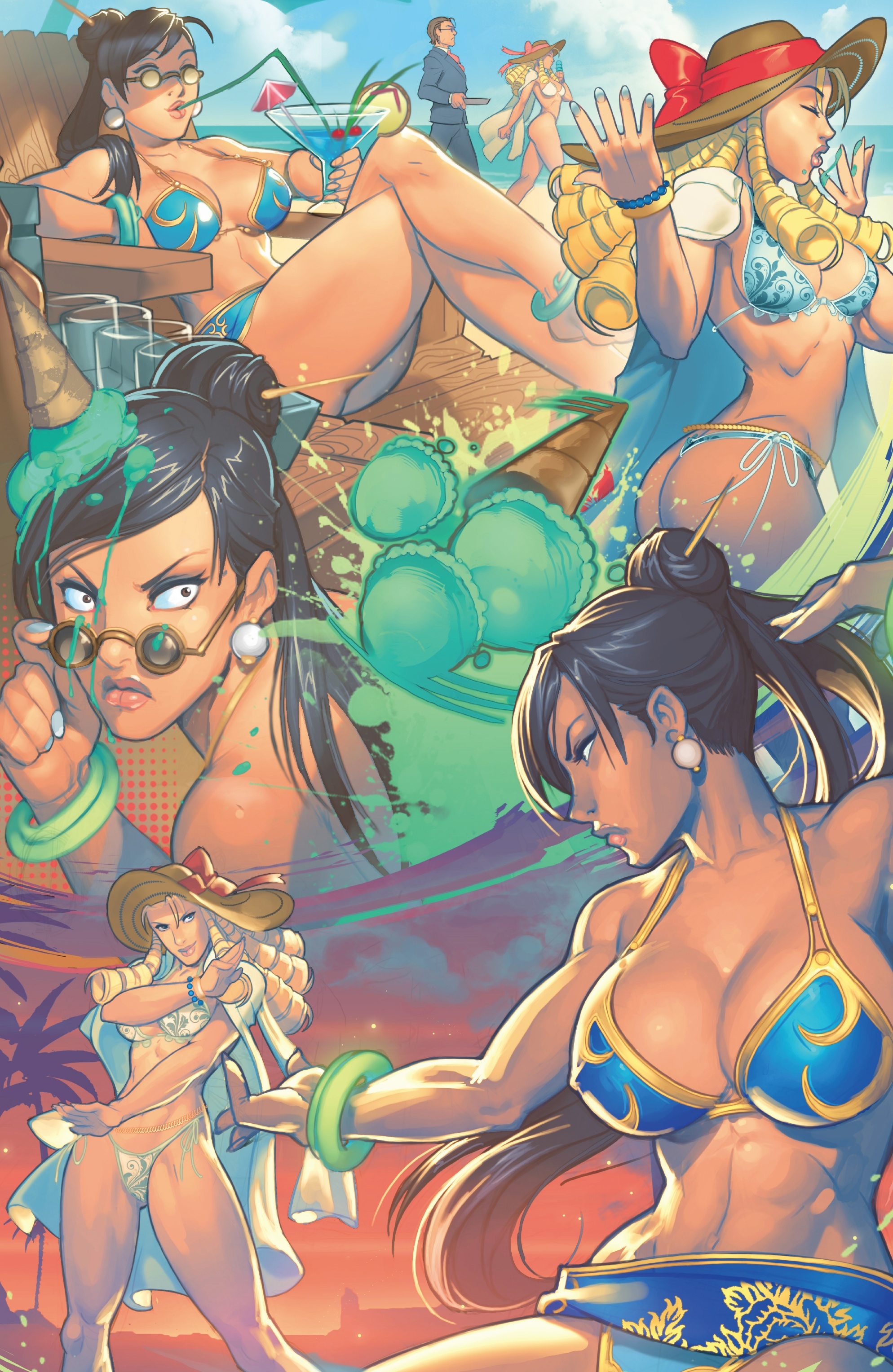 Street Fighter & Friends: Swimsuit Special 2017 issue 1 - Page 17