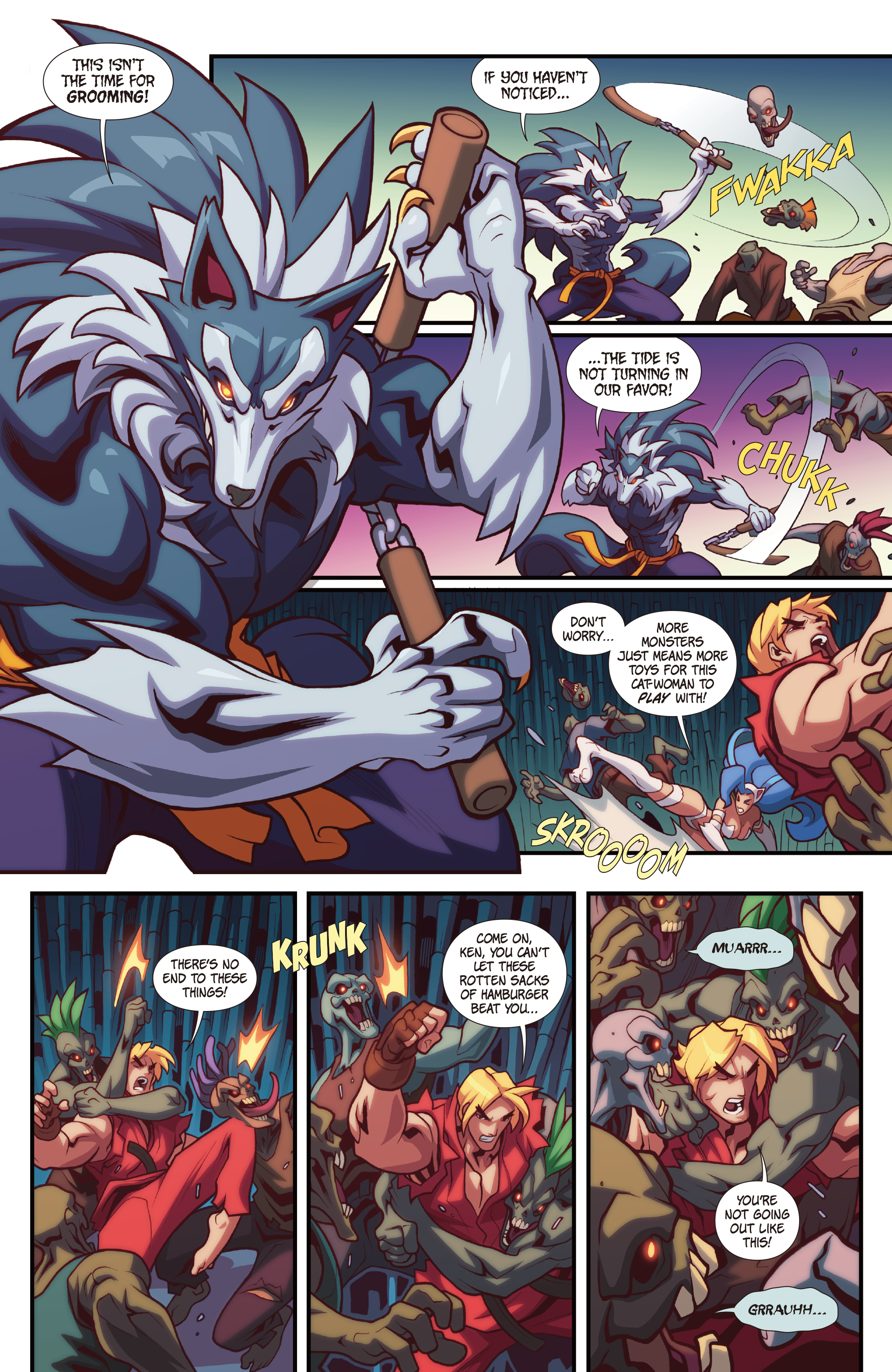 Street Fighter VS Darkstalkers (2017) issue 2 - Page 14