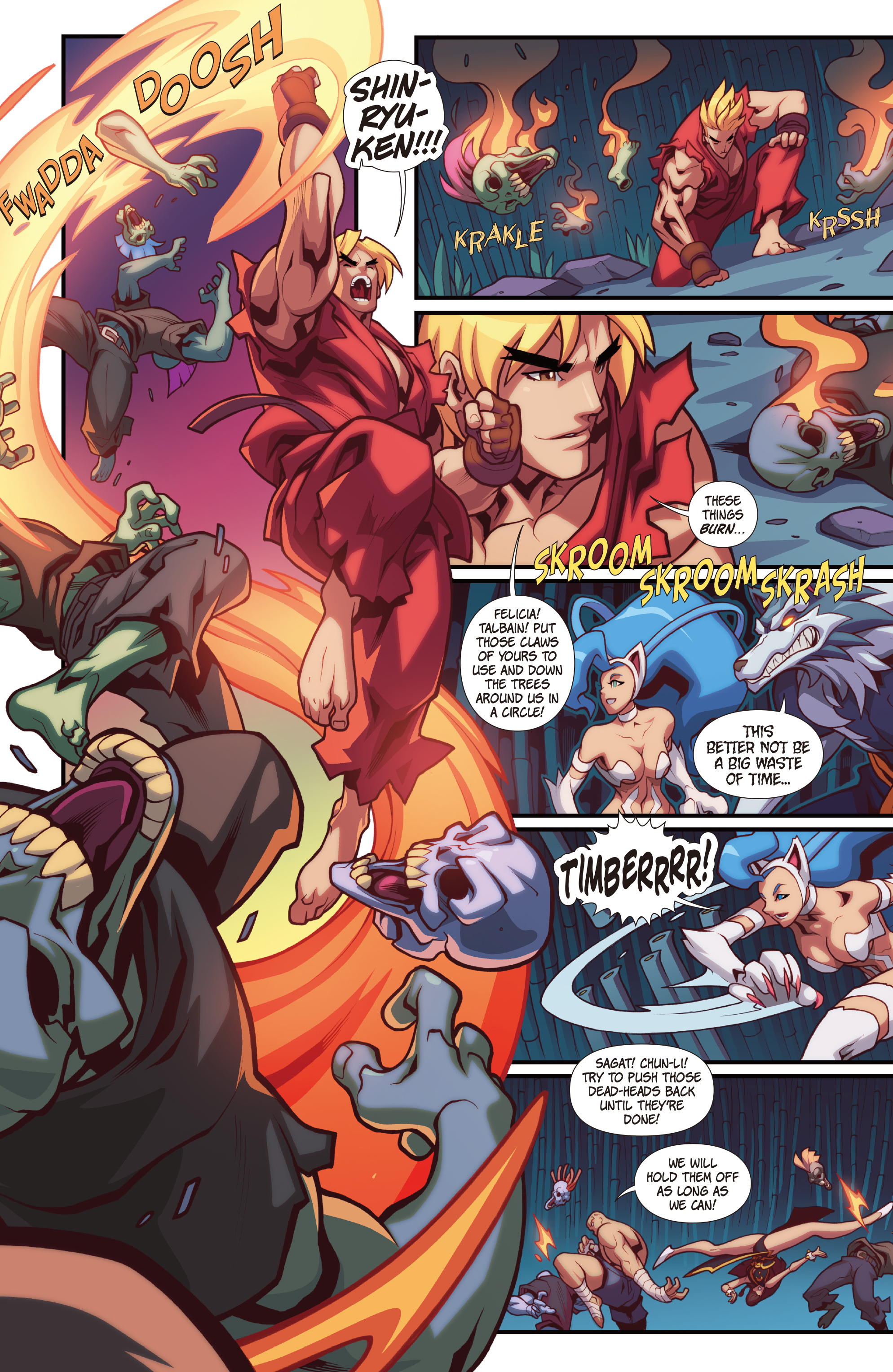 Street Fighter VS Darkstalkers (2017) issue 2 - Page 15