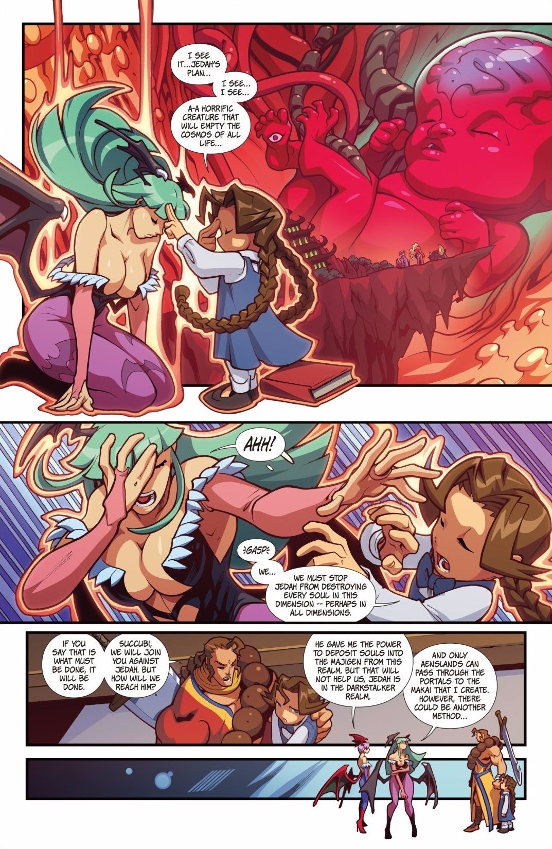 Street Fighter VS Darkstalkers (2017) issue 4 - Page 19