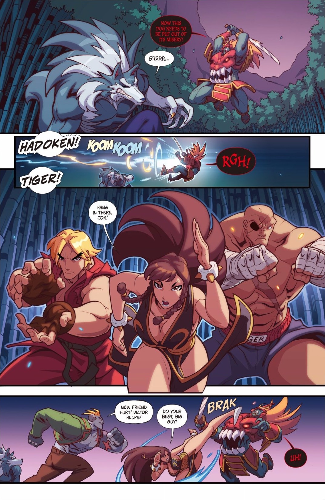 Street Fighter VS Darkstalkers (2017) issue 5 - Page 7