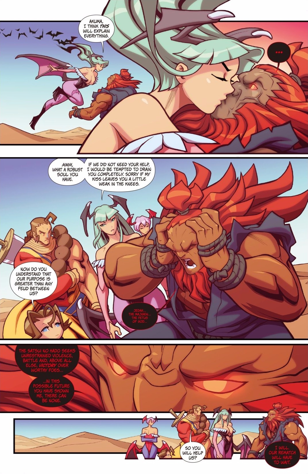 Street Fighter VS Darkstalkers (2017) issue 5 - Page 17