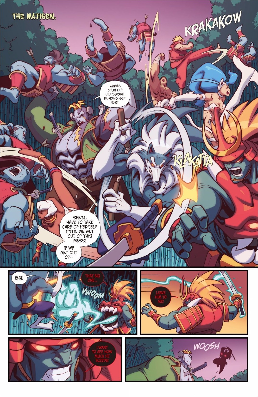 Street Fighter VS Darkstalkers (2017) issue 5 - Page 18