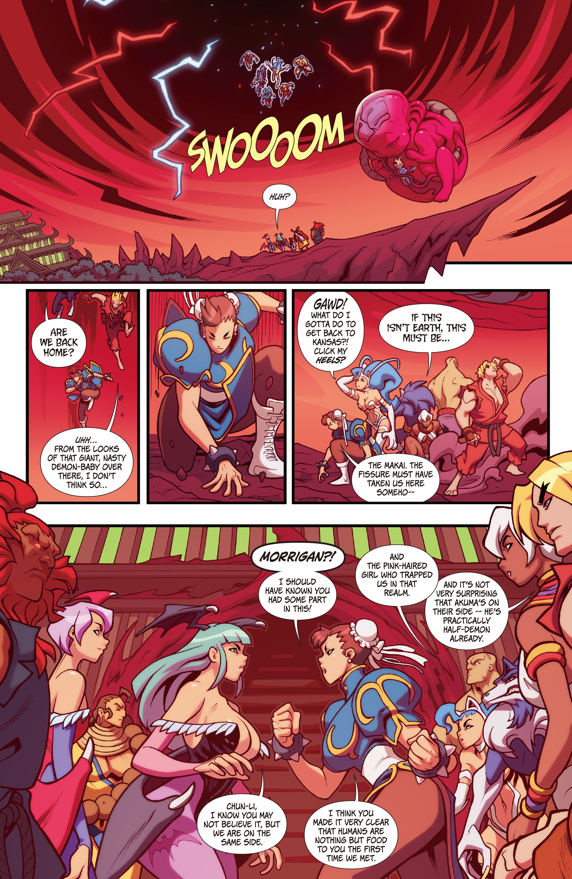 Street Fighter VS Darkstalkers (2017) issue 6 - Page 17