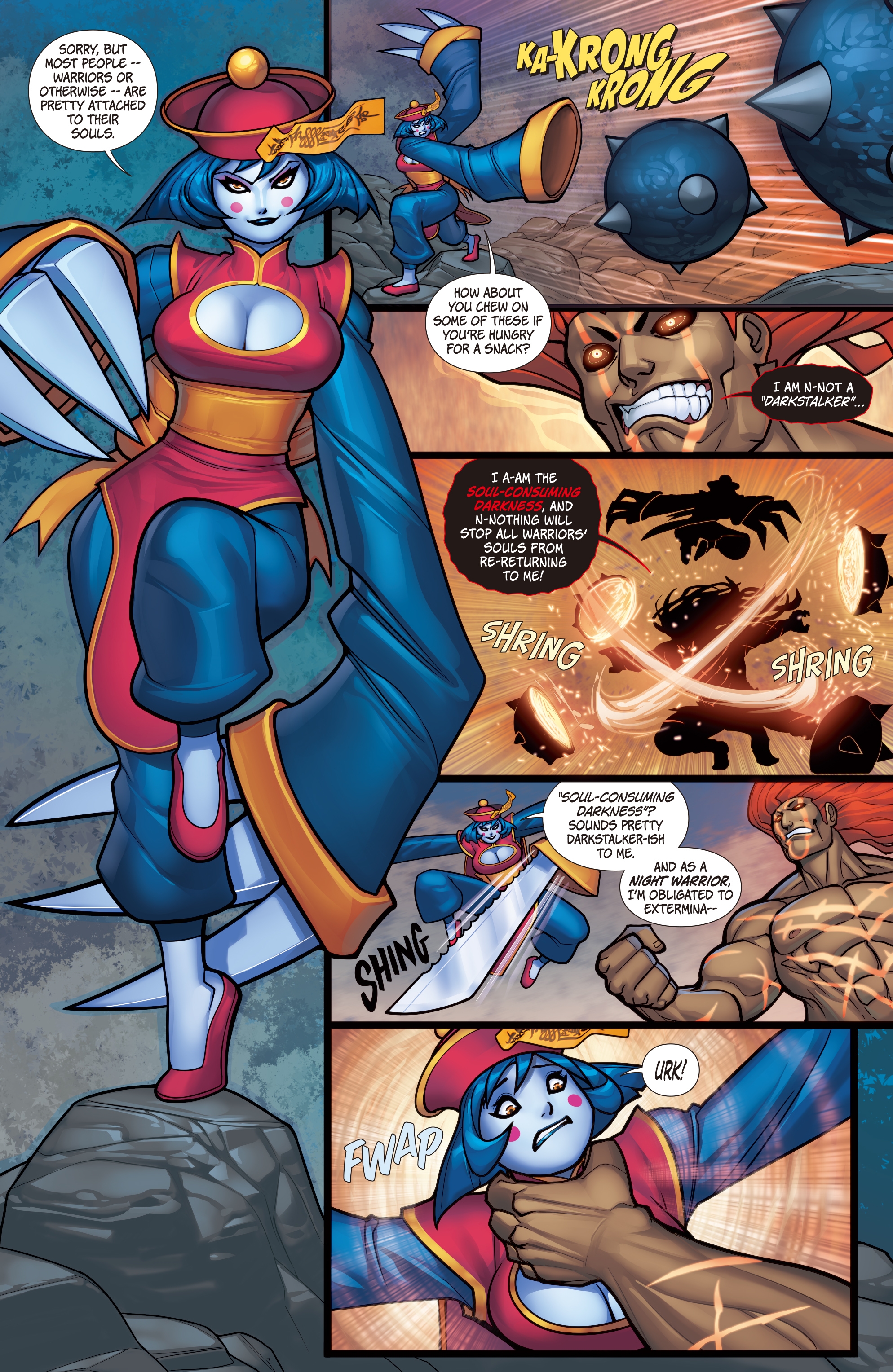 Street Fighter VS Darkstalkers (2017) issue 6 - Page 22