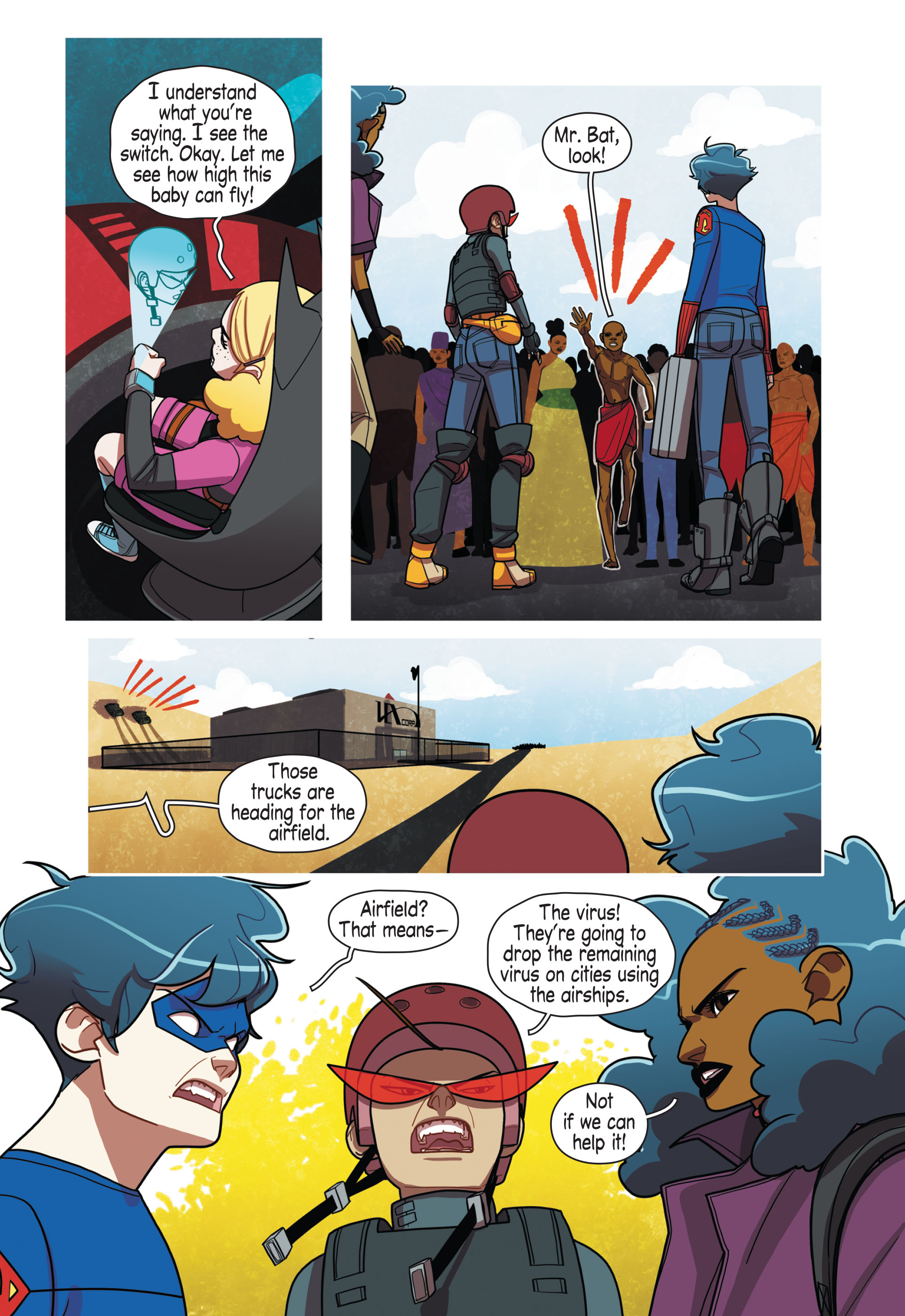 Super Sons: Escape to Landis (2020) issue 1 - Page 130