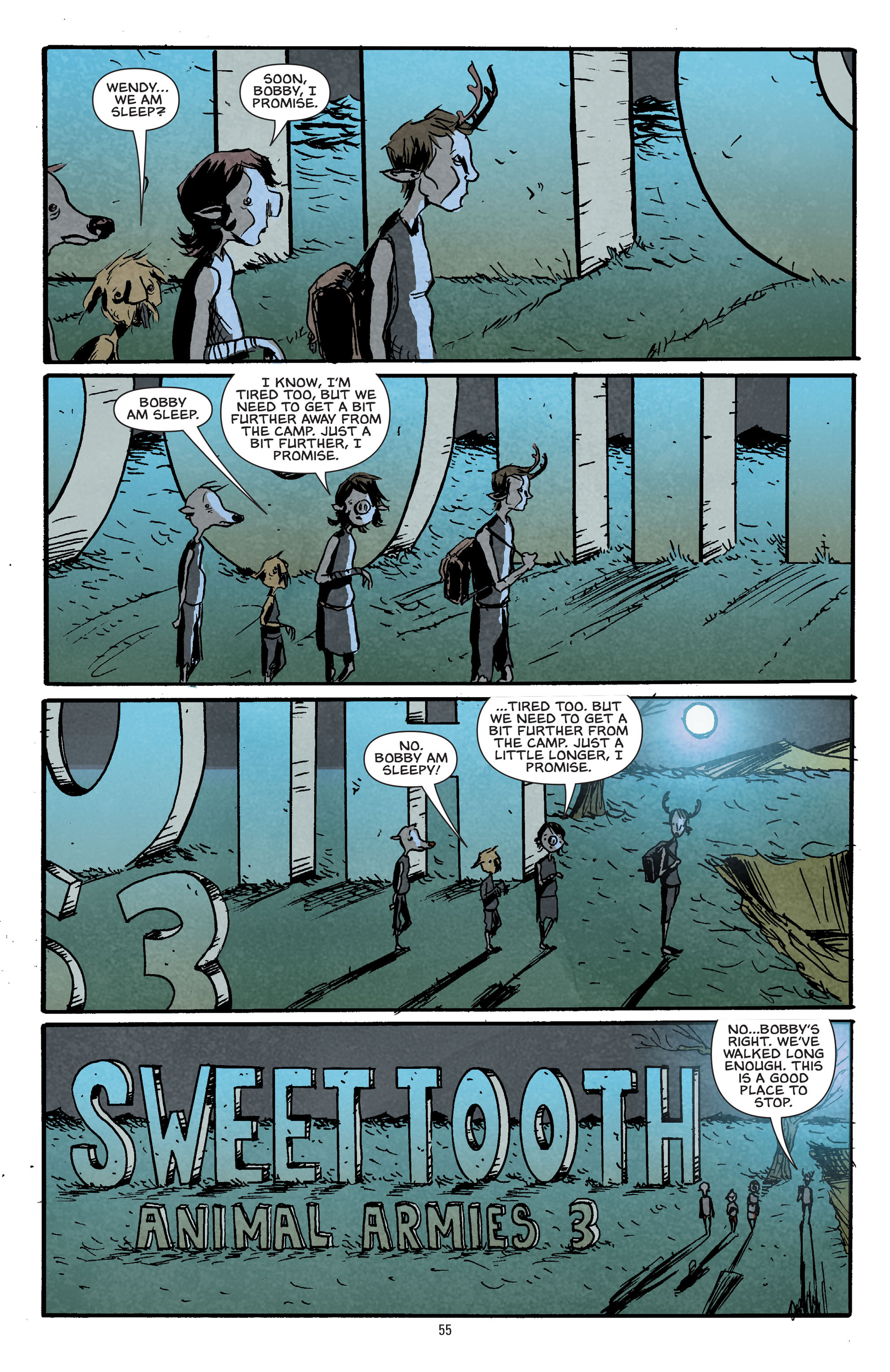 Sweet Tooth - Deluxe Edition (2015-2016) issue Book Two - Page 55