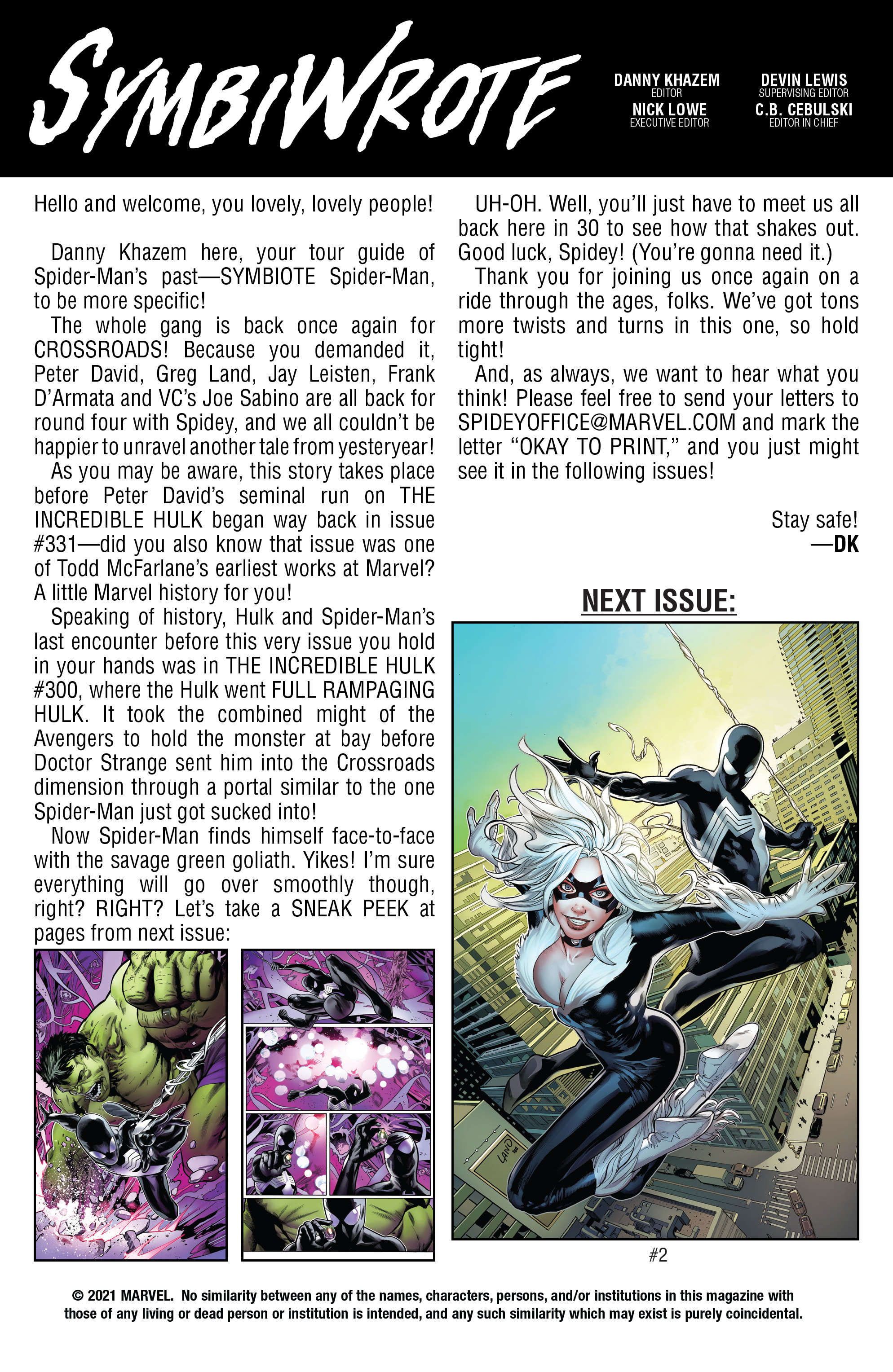 Symbiote Spider-Man: Crossroads (2021) issue 1 - Page 33