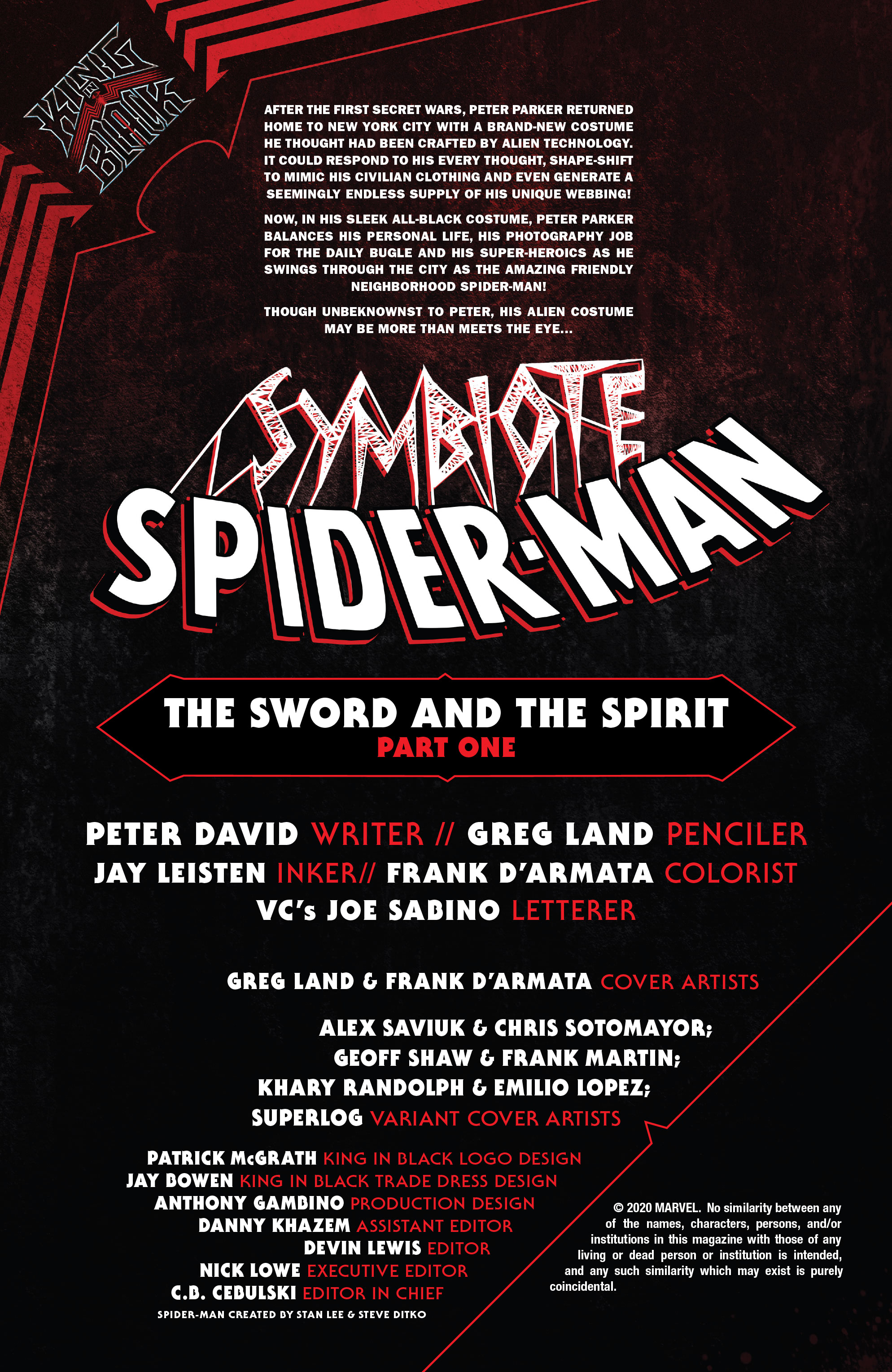 Symbiote Spider-Man: King In Black (2020-): Chapter 1 - Page 2