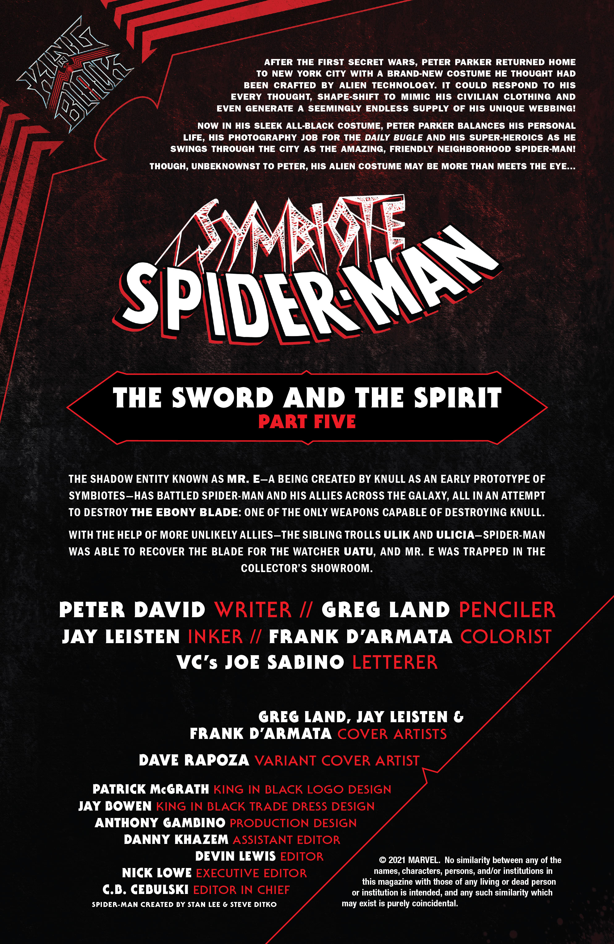 Symbiote Spider-Man: King In Black (2020-): Chapter 5 - Page 2
