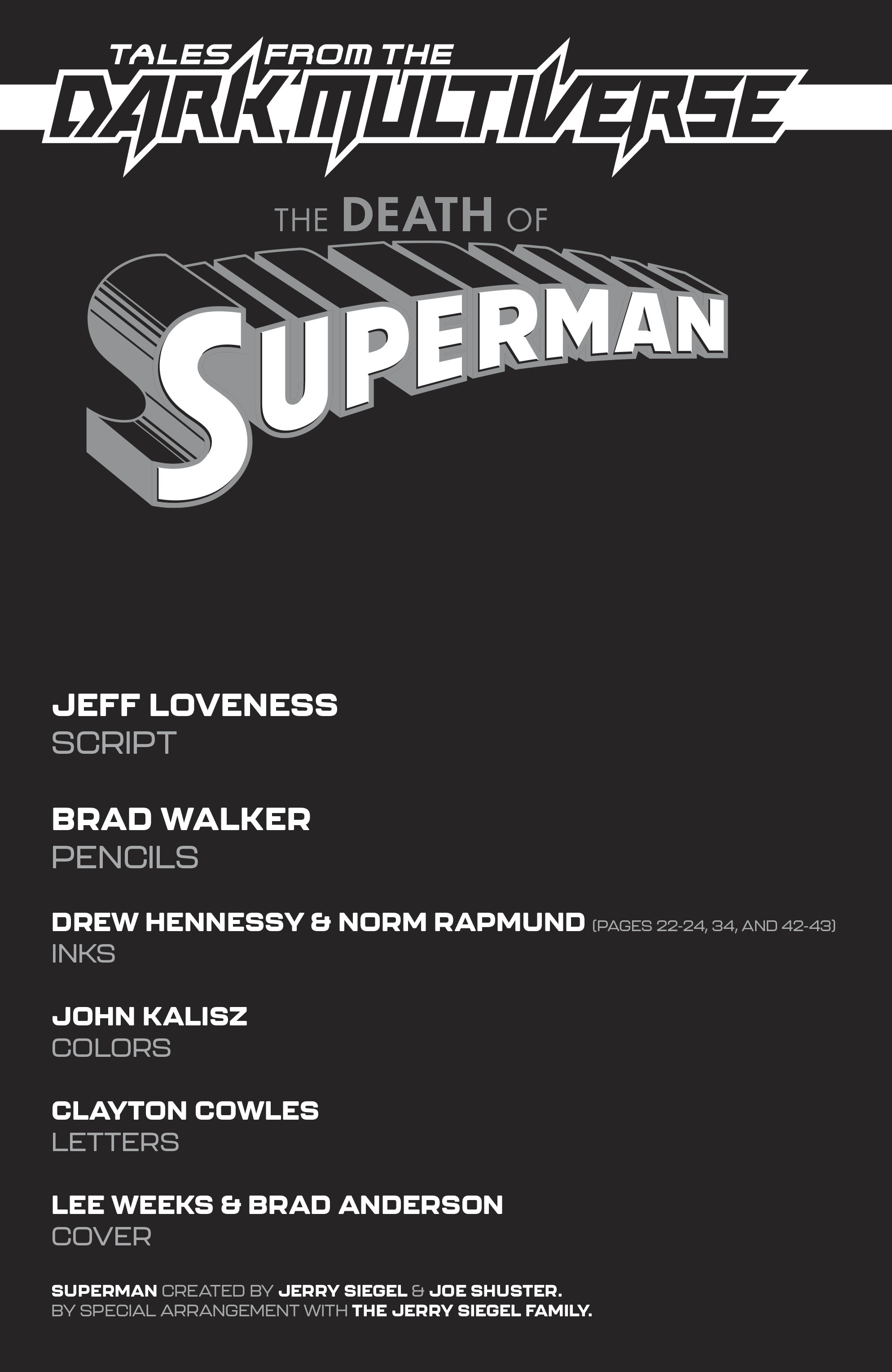 Tales from the Dark Multiverse: Death of Superman (2019): Chapter 1 - Page 2