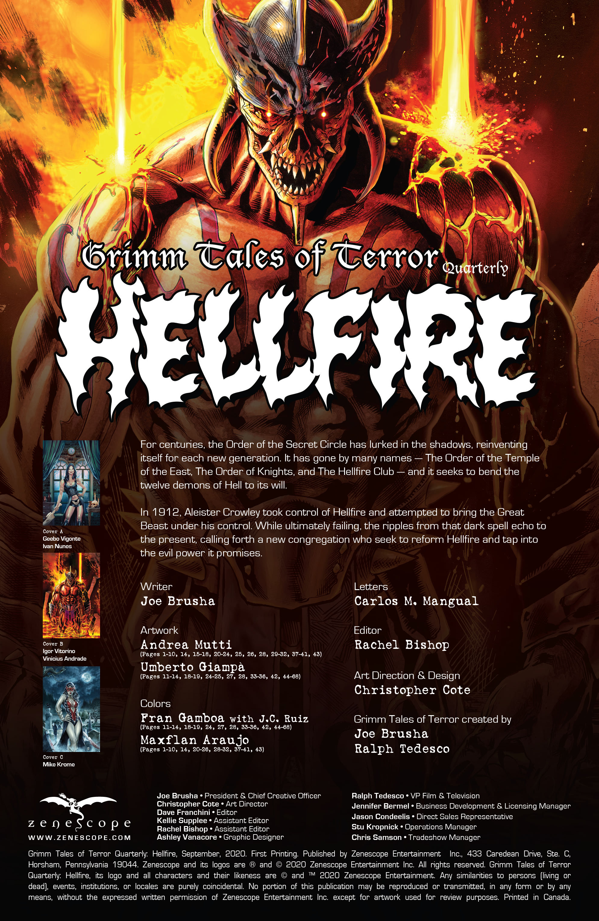 Tales of Terror Quarterly: Hellfire (2020): Chapter 1 - Page 2