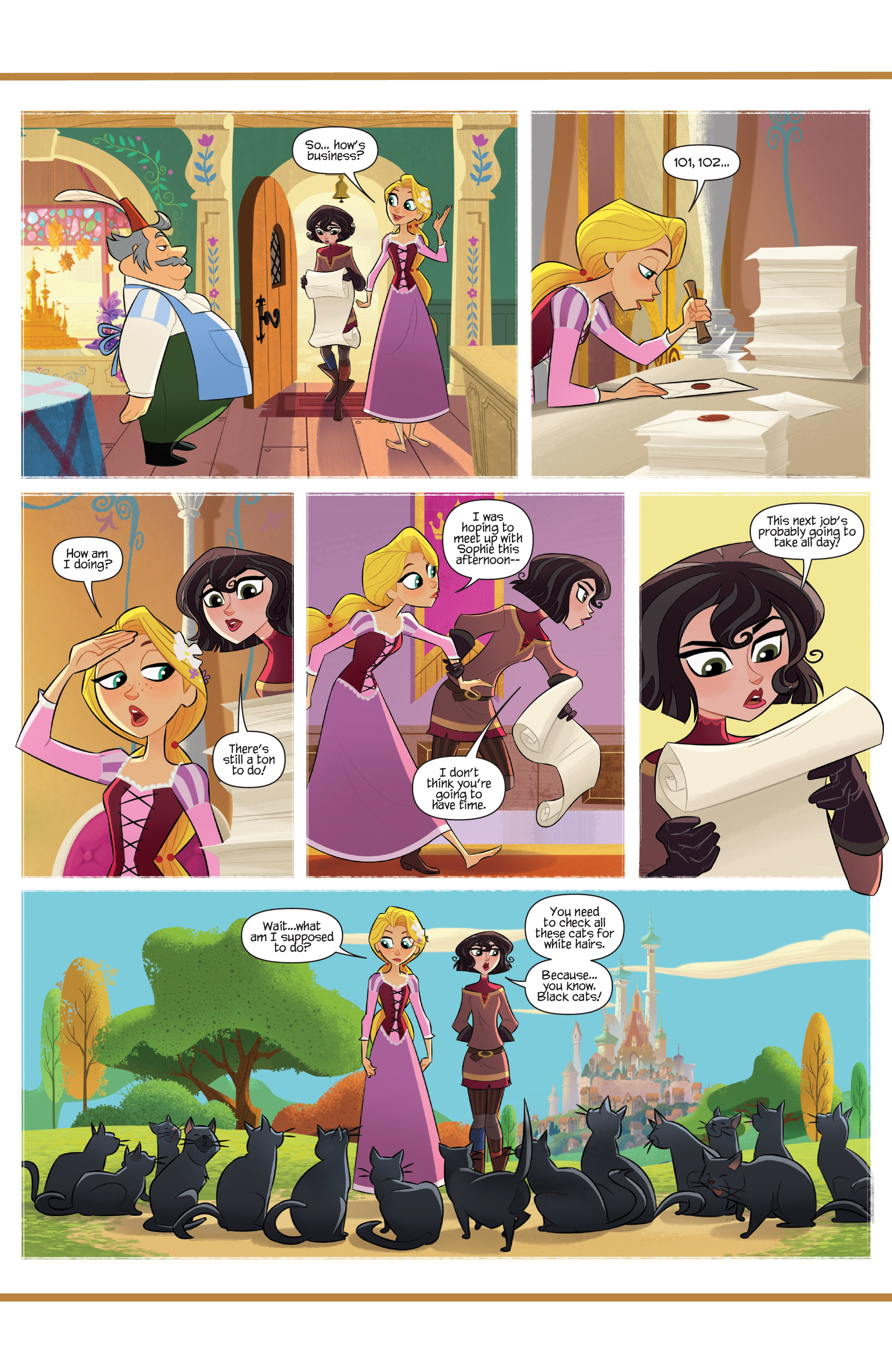 Tangled: Hair It Is (2019) issue 1 - Page 8