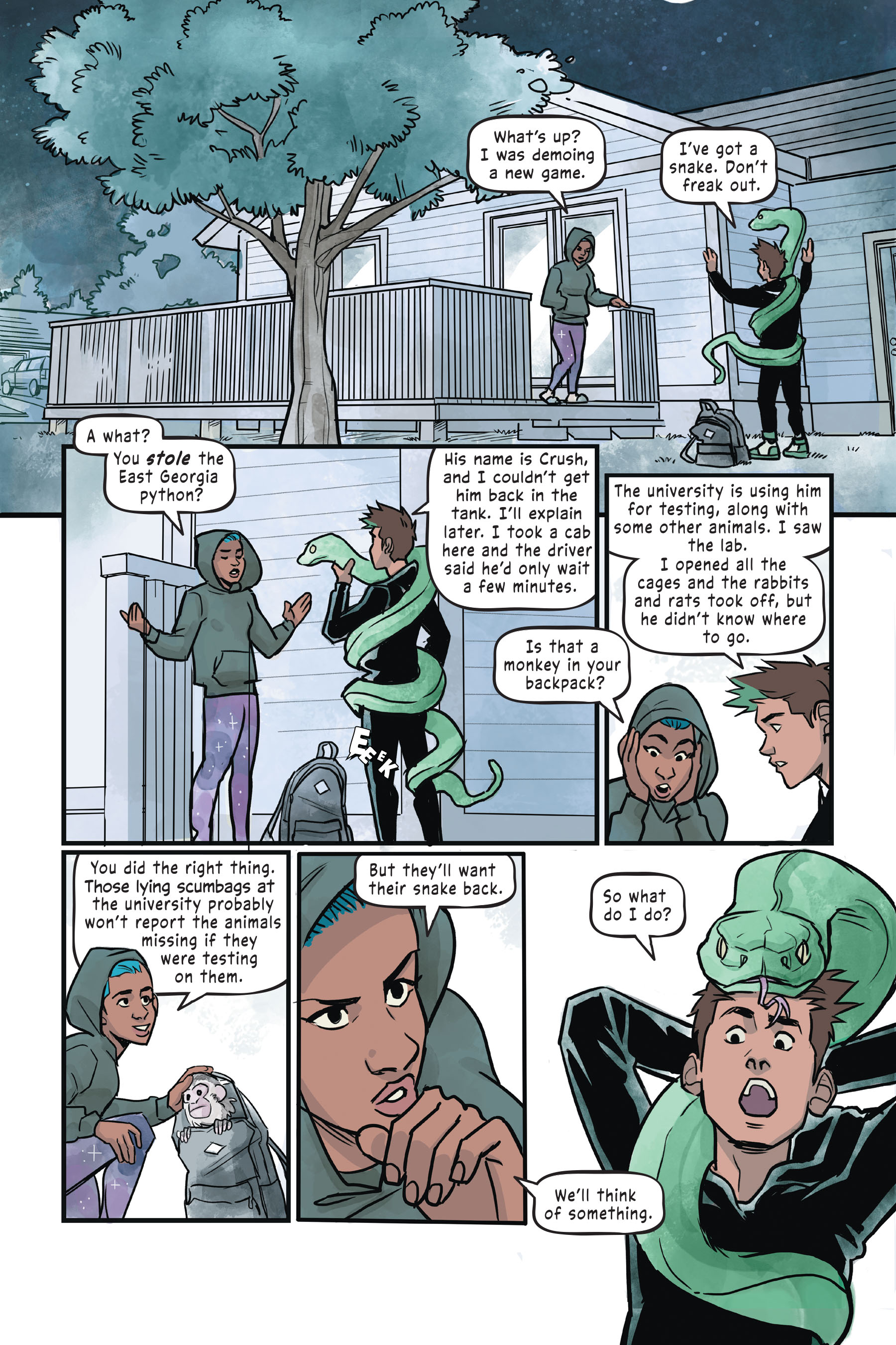 Teen Titans: Beast Boy (2020) issue 1 - Page 111