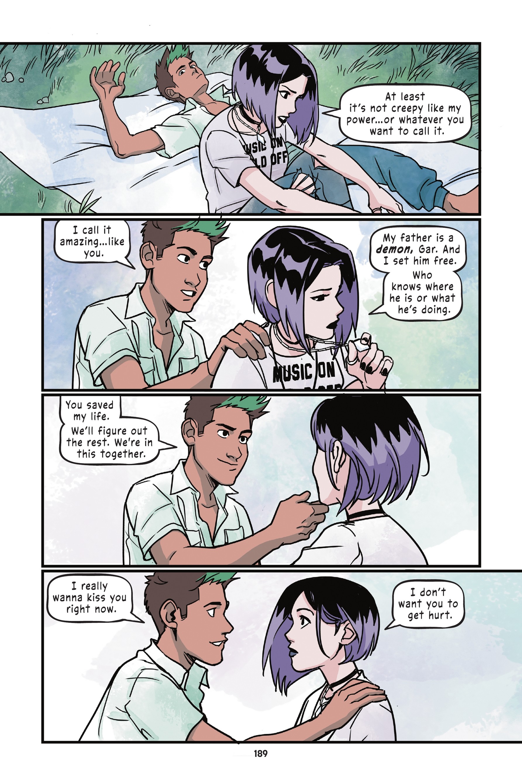 Teen Titans: Beast Boy Loves Raven (2021) issue GN - Page 185